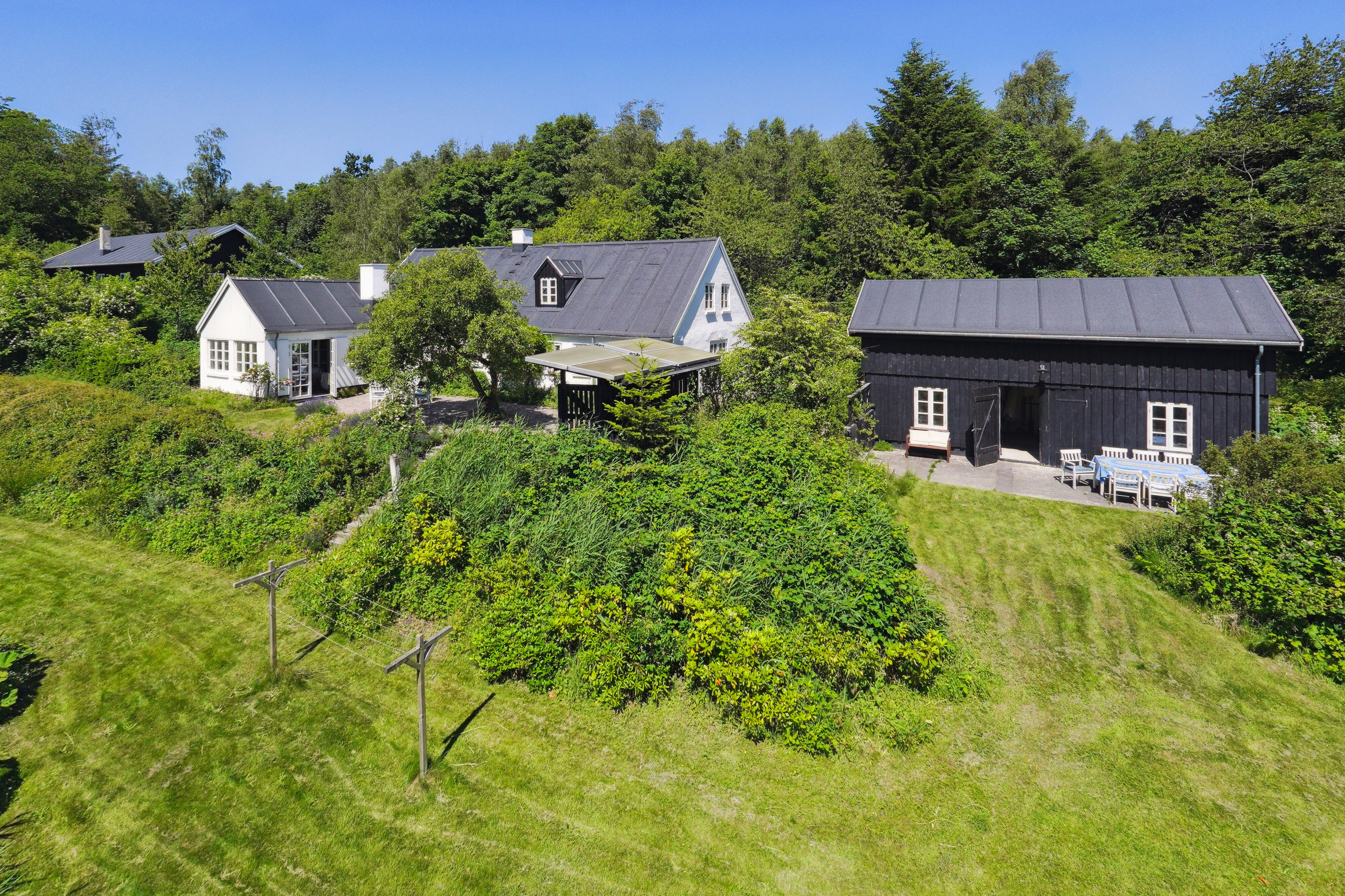 Miniaturebillede 2: luftfoto. Billede af Granvænget 25, Bjergby, 9800 Hjørring