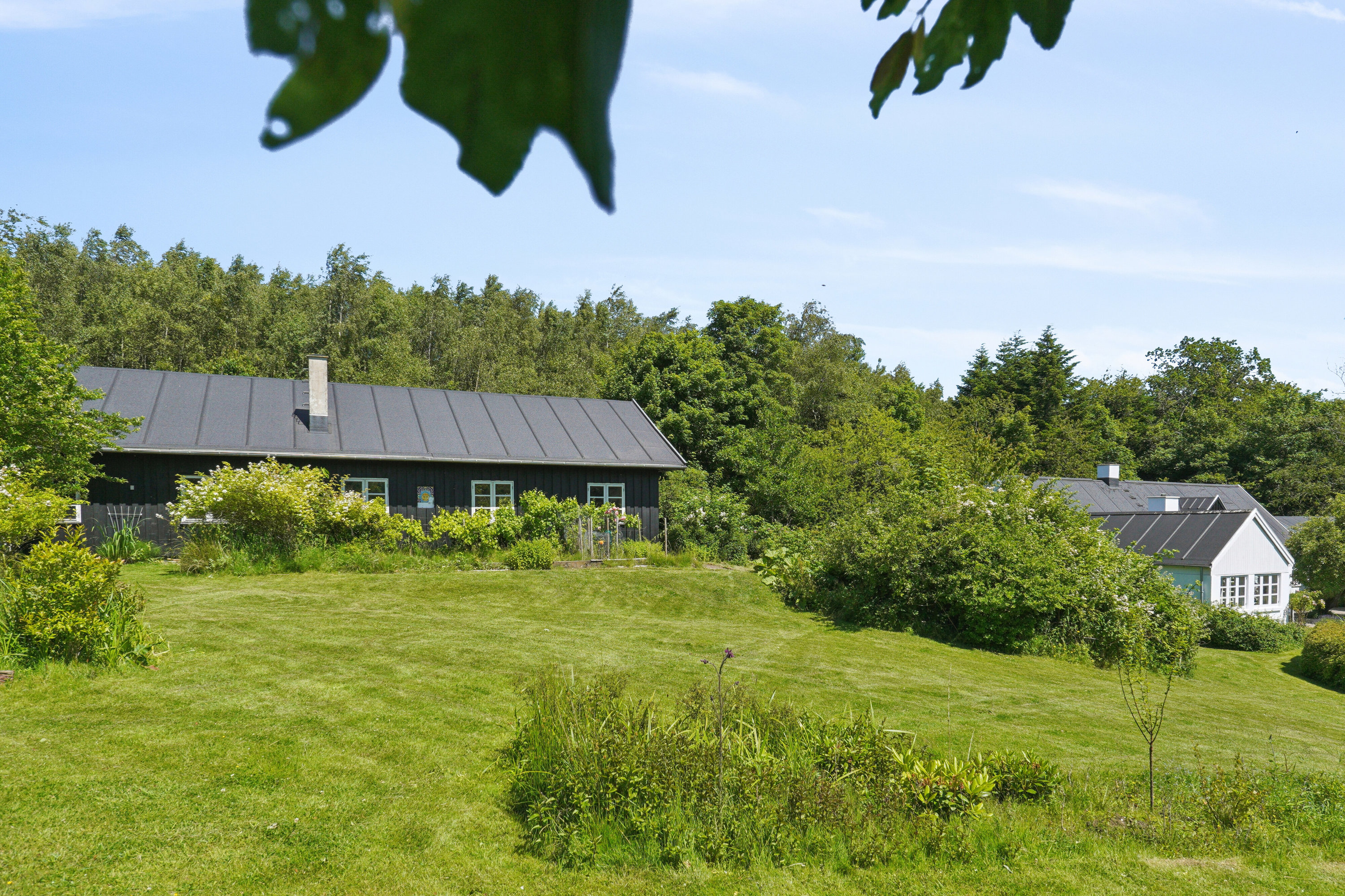 Fremhævet set fra haven billede i fuldskærmstilstand. Billede af Granvænget 25, Bjergby, 9800 Hjørring
