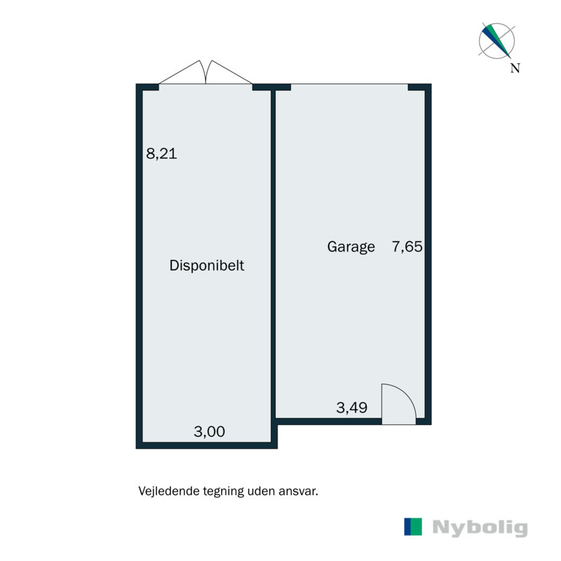 Plantegninger billede af Grønnegade 2, 8350 Hundslund