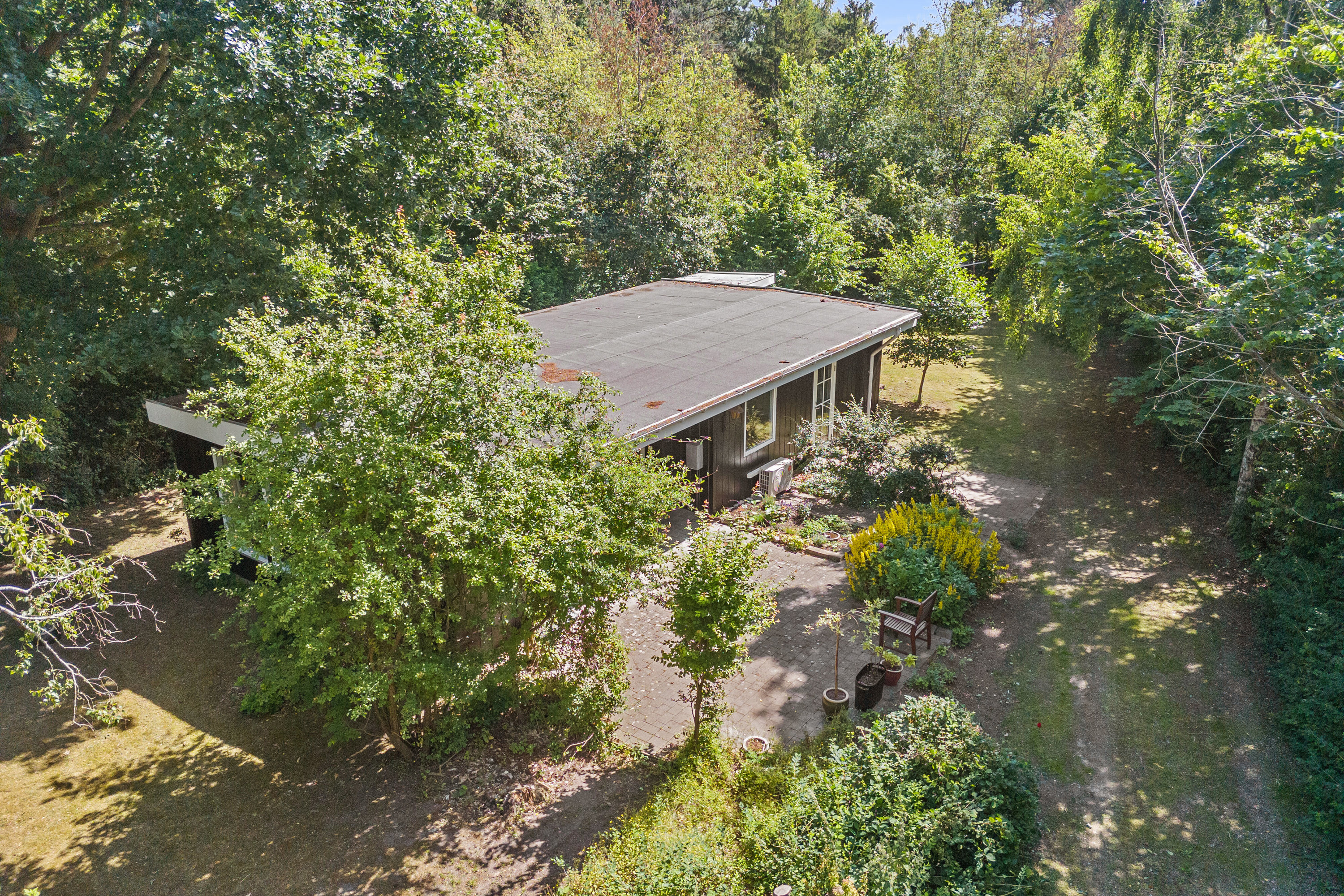 Miniaturebillede 1: luftfoto. Billede af Hesselbjergvej 16, Reersø, 4281 Gørlev