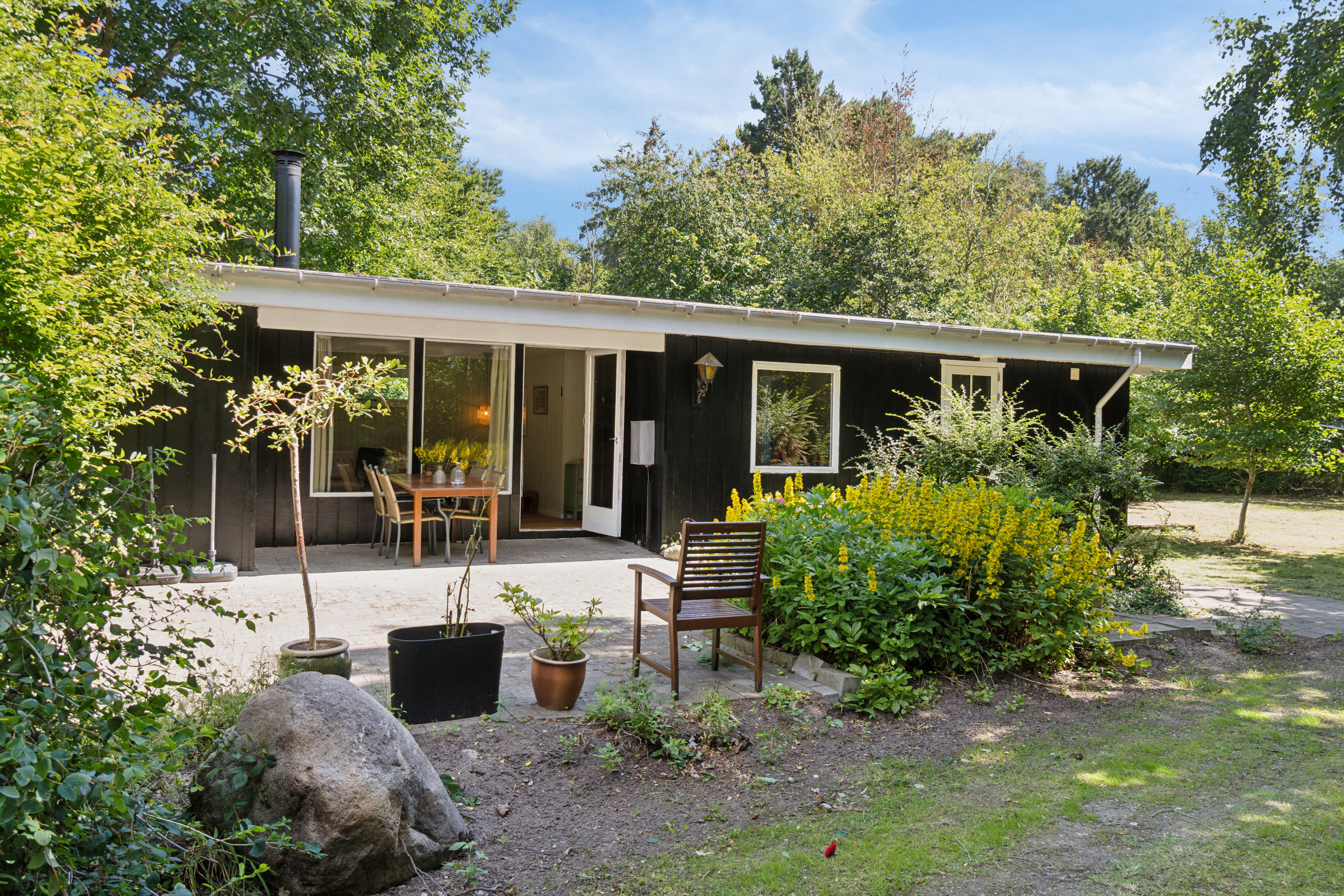 Fritidshus: Set fra haven på Hesselbjergvej 16, Reersø, 4281 Gørlev