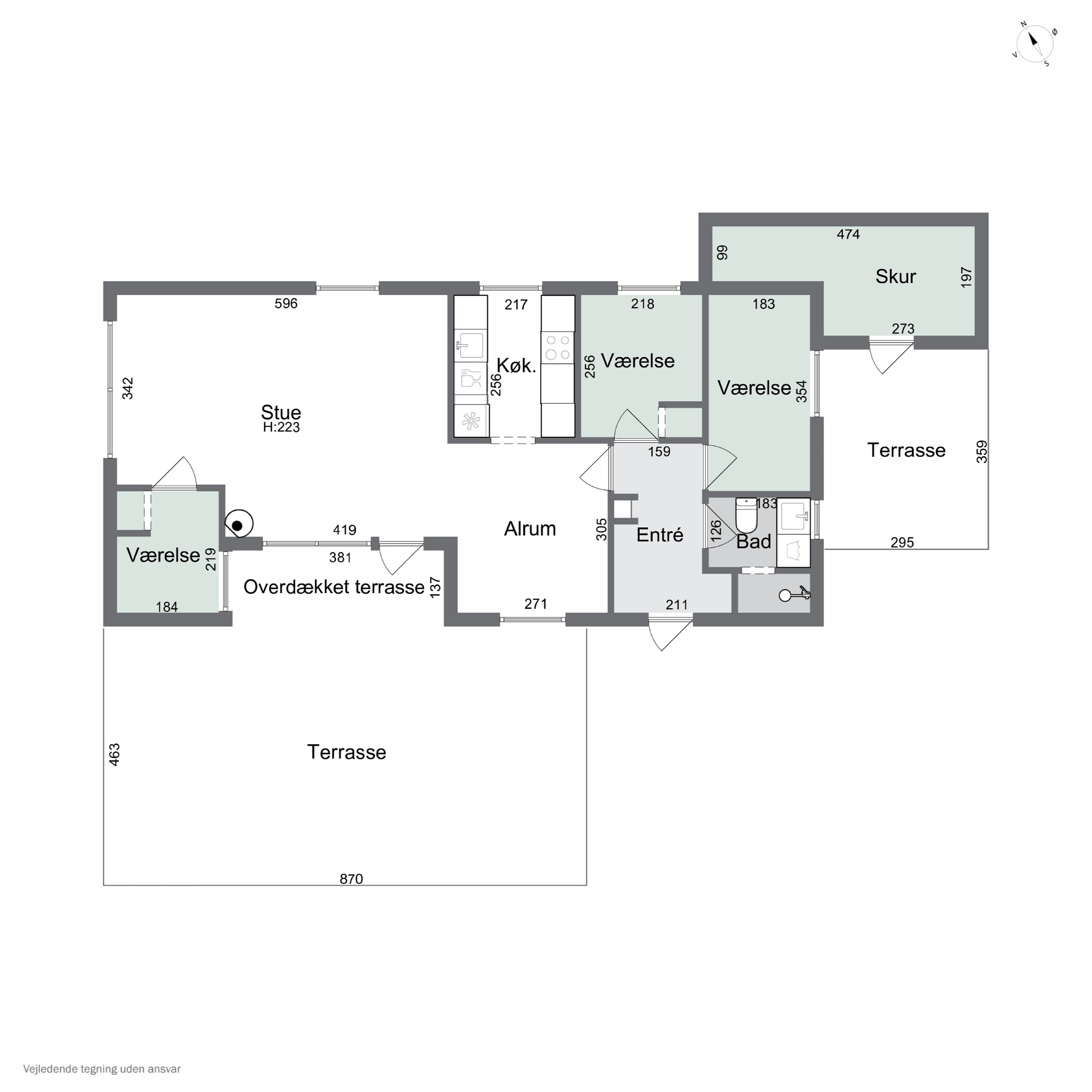 Plantegninger billede af Hesselbjergvej 16, Reersø, 4281 Gørlev