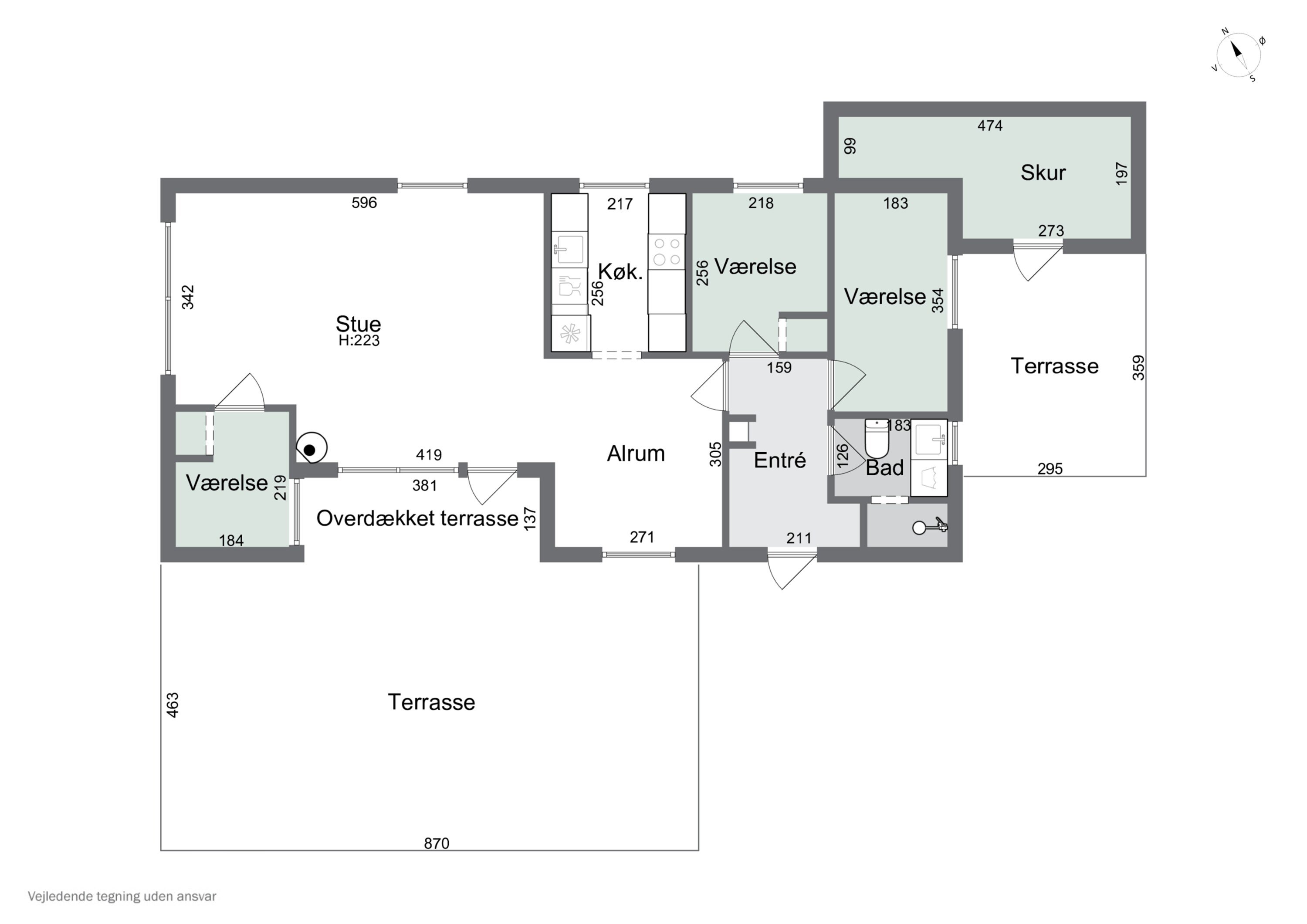 Plantegninger billede af Hesselbjergvej 16, Reersø, 4281 Gørlev