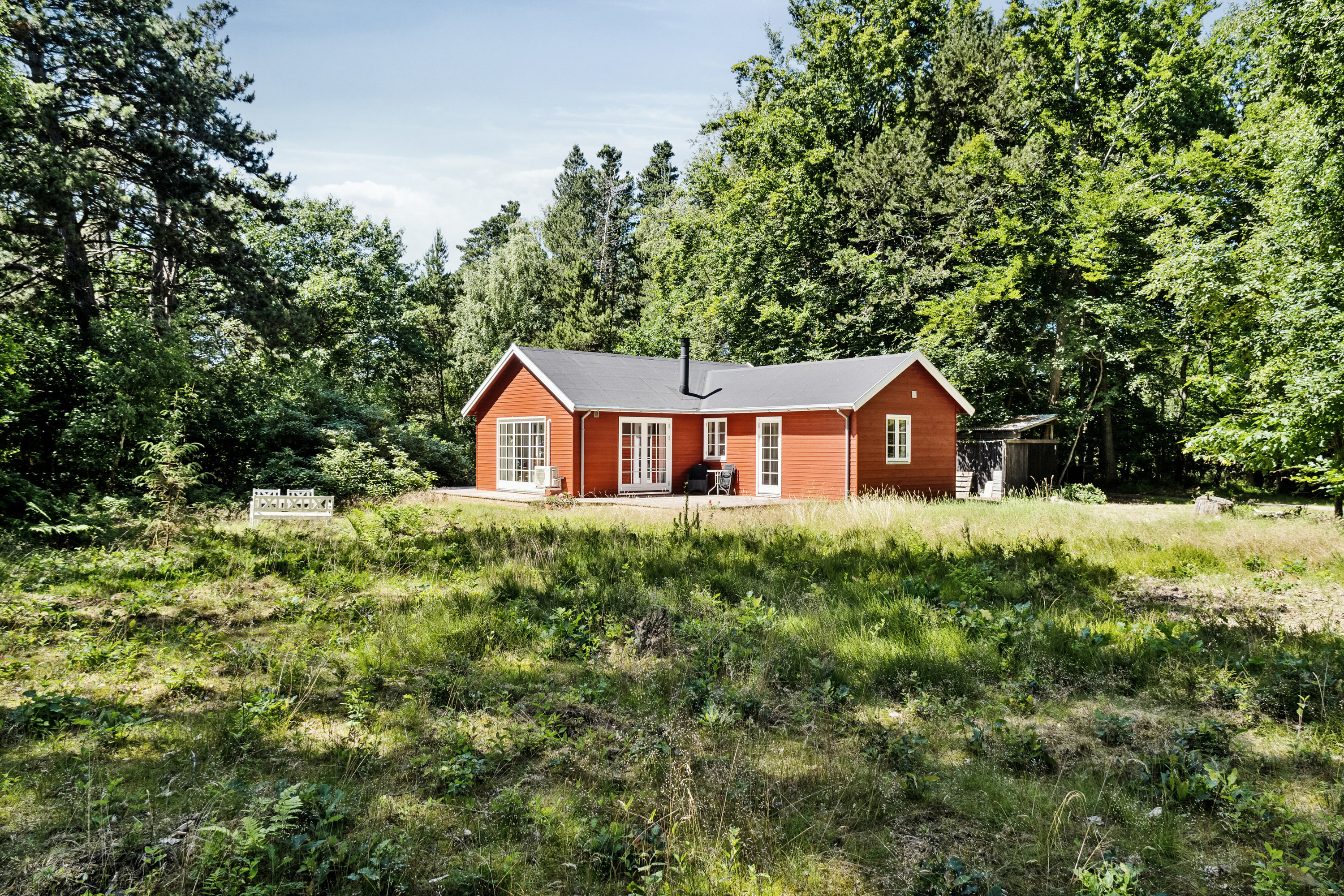 Miniaturebillede 2: set fra haven. Billede af Vej 13 Nr 29, Vig Lyng, 4560 Vig