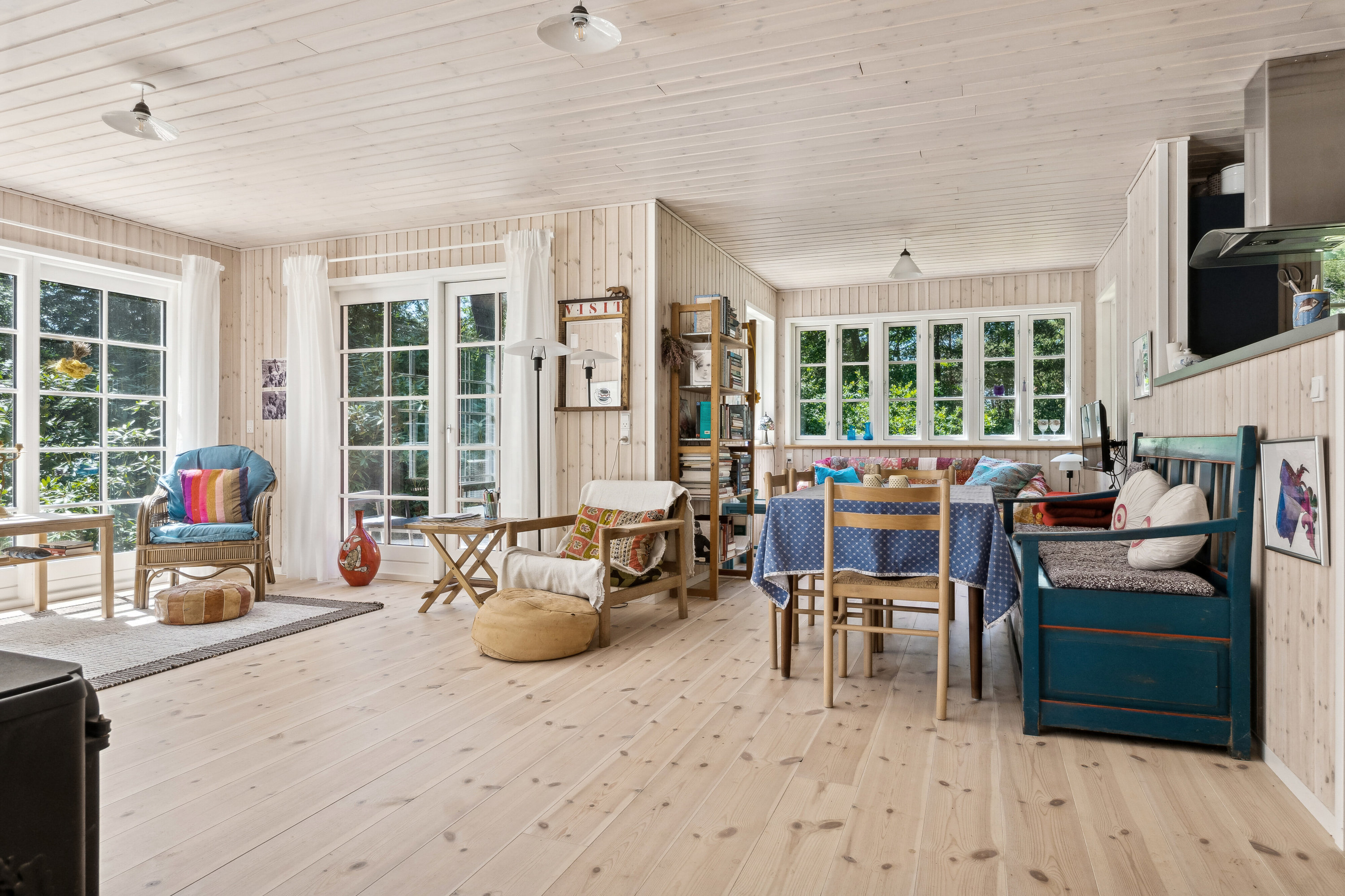 Fremhævet stue billede i fuldskærmstilstand. Billede af Vej 13 Nr 29, Vig Lyng, 4560 Vig