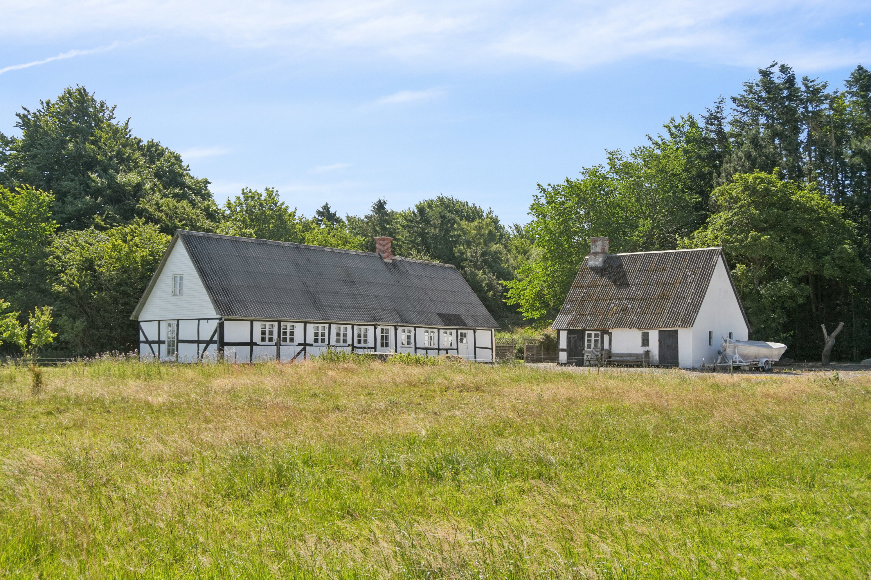 Miniaturebillede 2: set fra haven. Billede af Klæsøvej 4, Klæsø, 5900 Rudkøbing