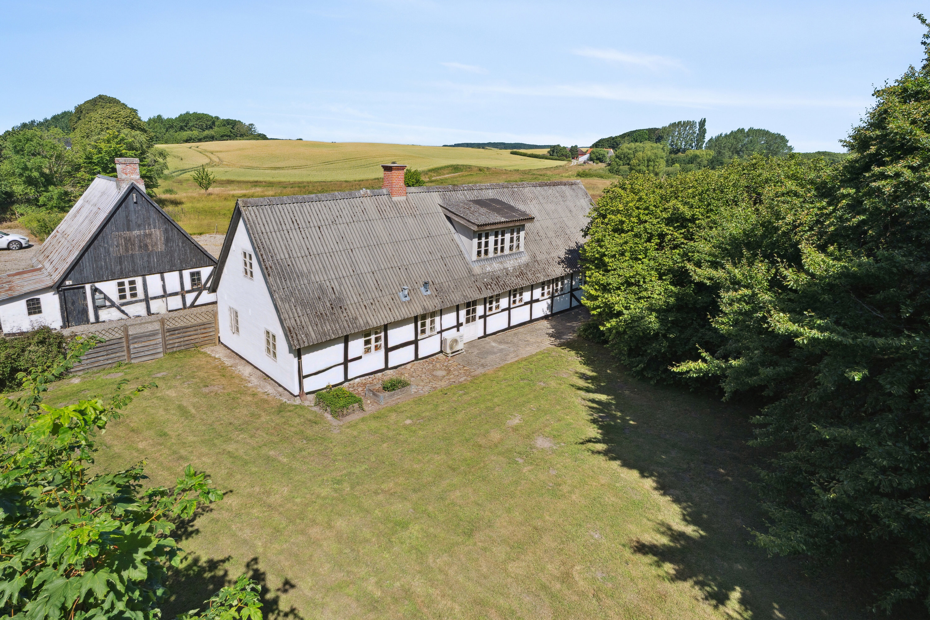 Fremhævet set fra haven billede i fuldskærmstilstand. Billede af Klæsøvej 4, Klæsø, 5900 Rudkøbing