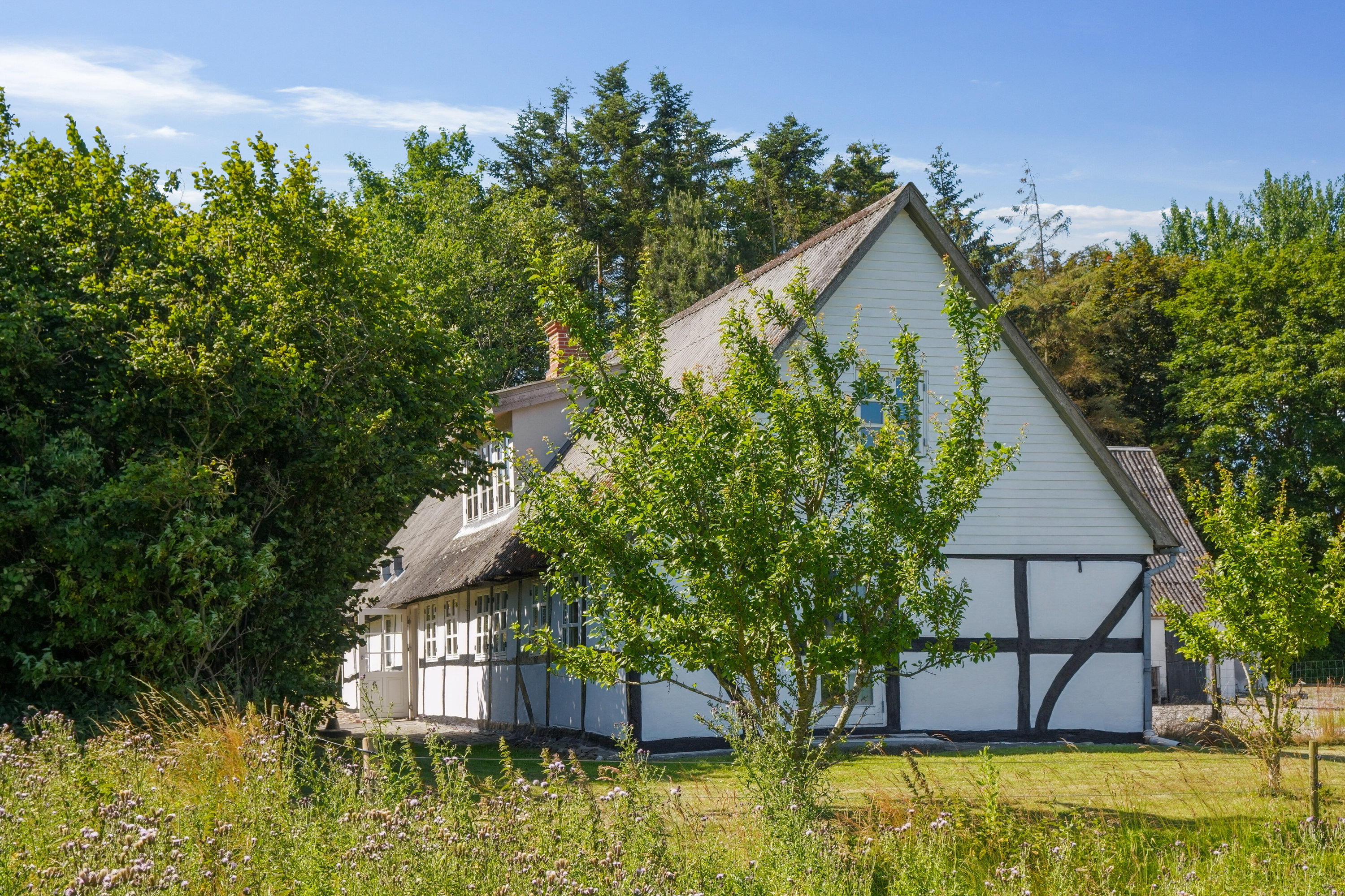 Fremhævet set fra haven billede i fuldskærmstilstand. Billede af Klæsøvej 4, Klæsø, 5900 Rudkøbing
