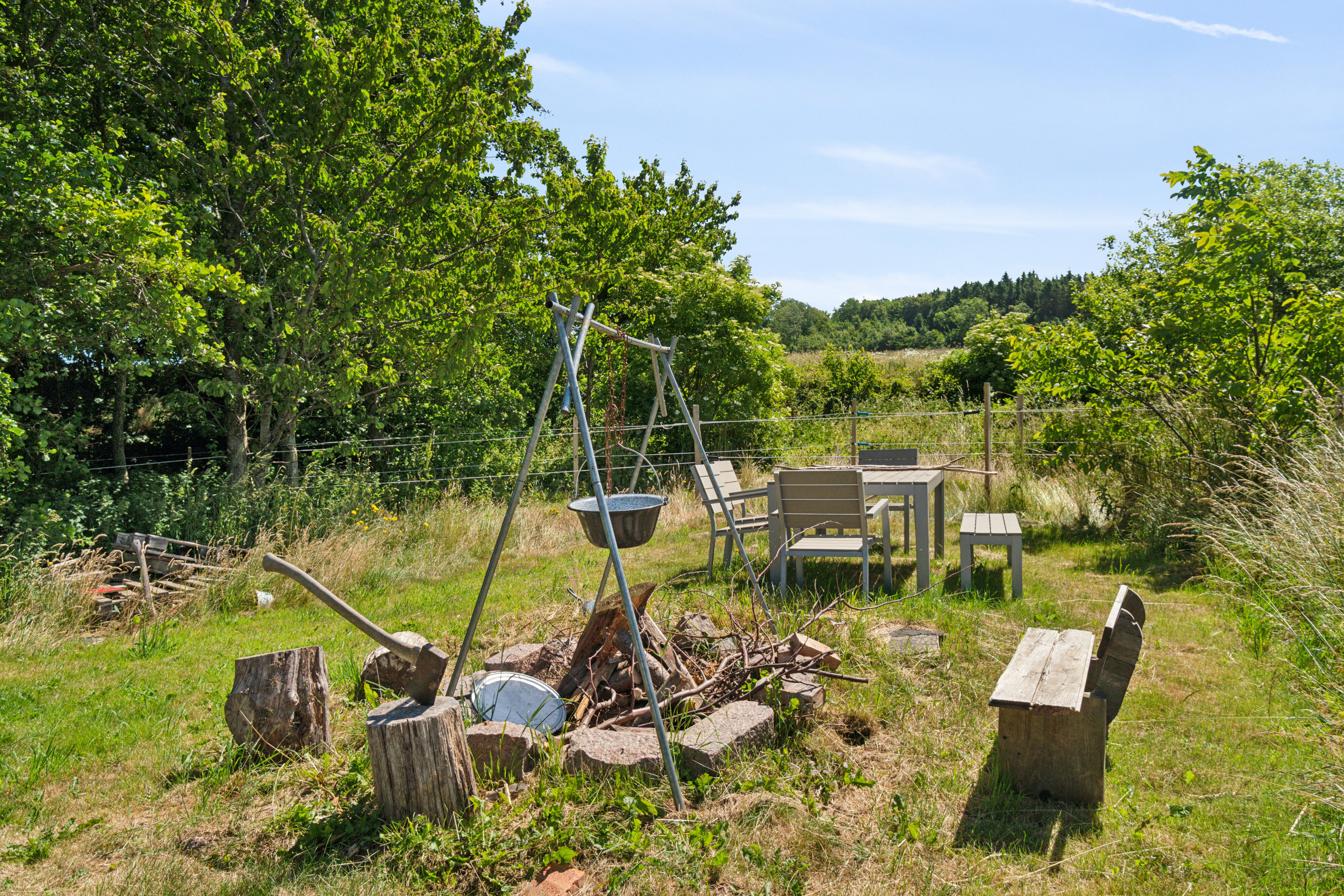Fremhævet terrasse billede i fuldskærmstilstand. Billede af Røbrovej 10, Rø, 3760 Gudhjem