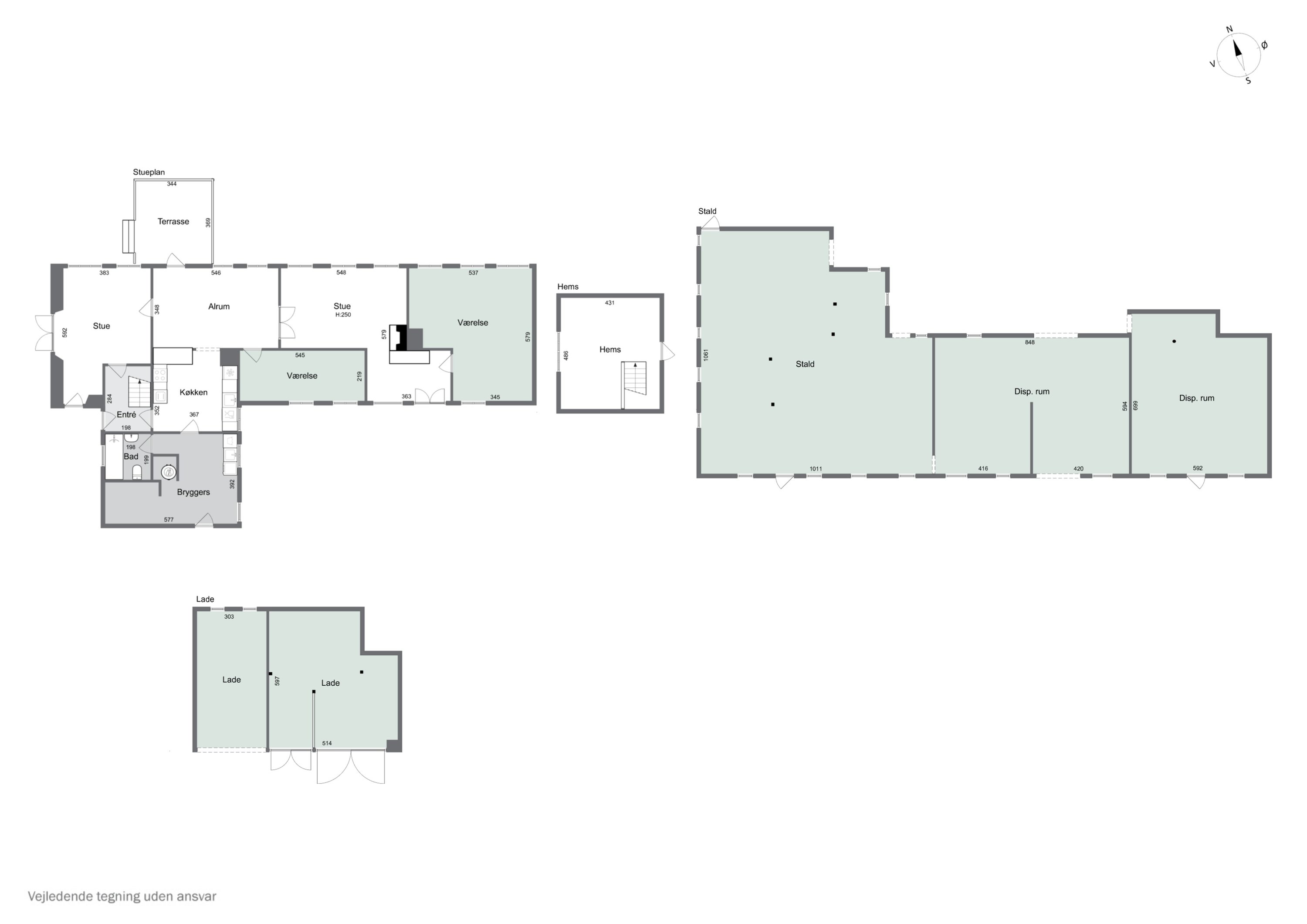 Plantegninger billede af Røbrovej 10, Rø, 3760 Gudhjem