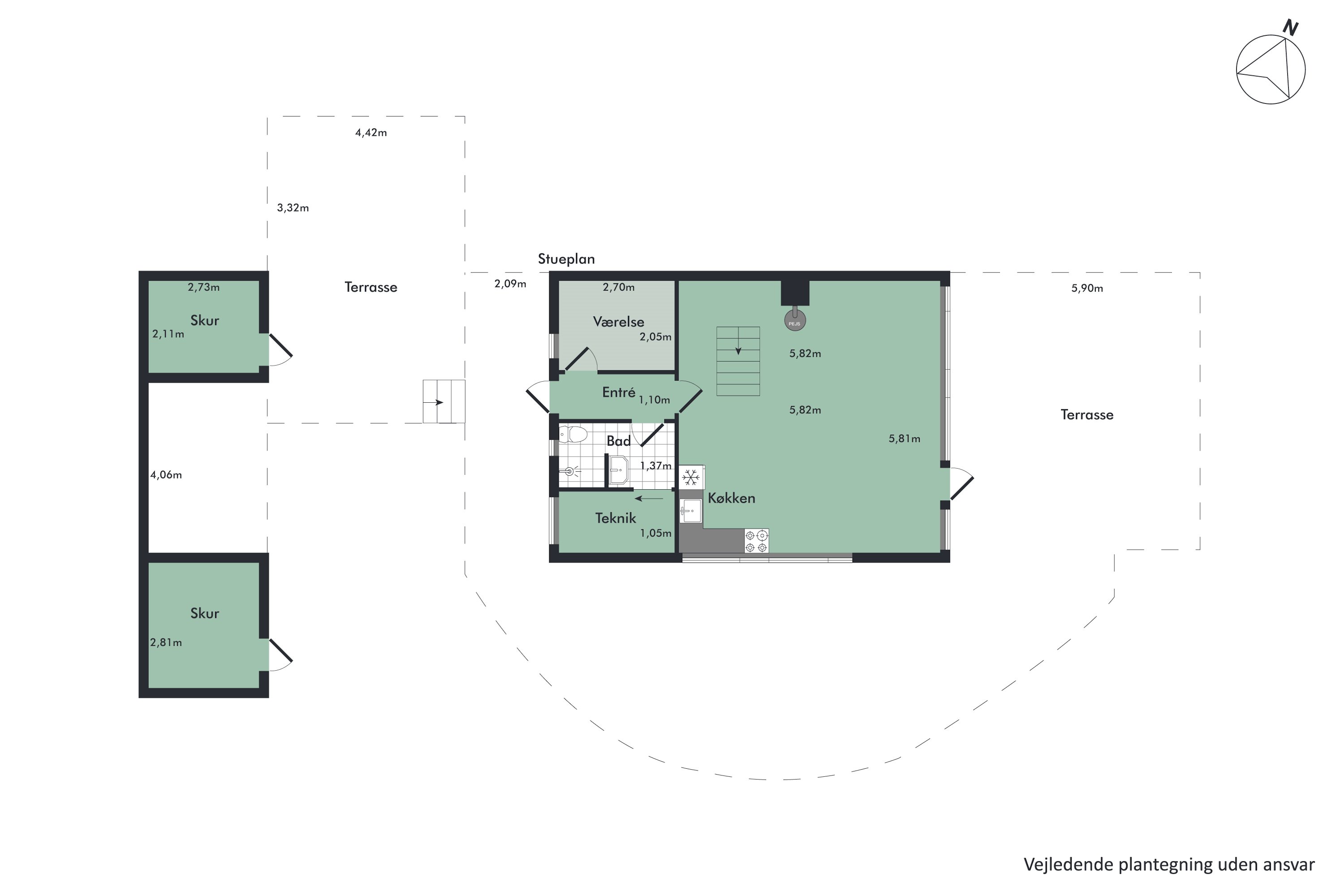 Plantegninger billede af Astrup Vig 83, Astrup Vig, 7870 Roslev