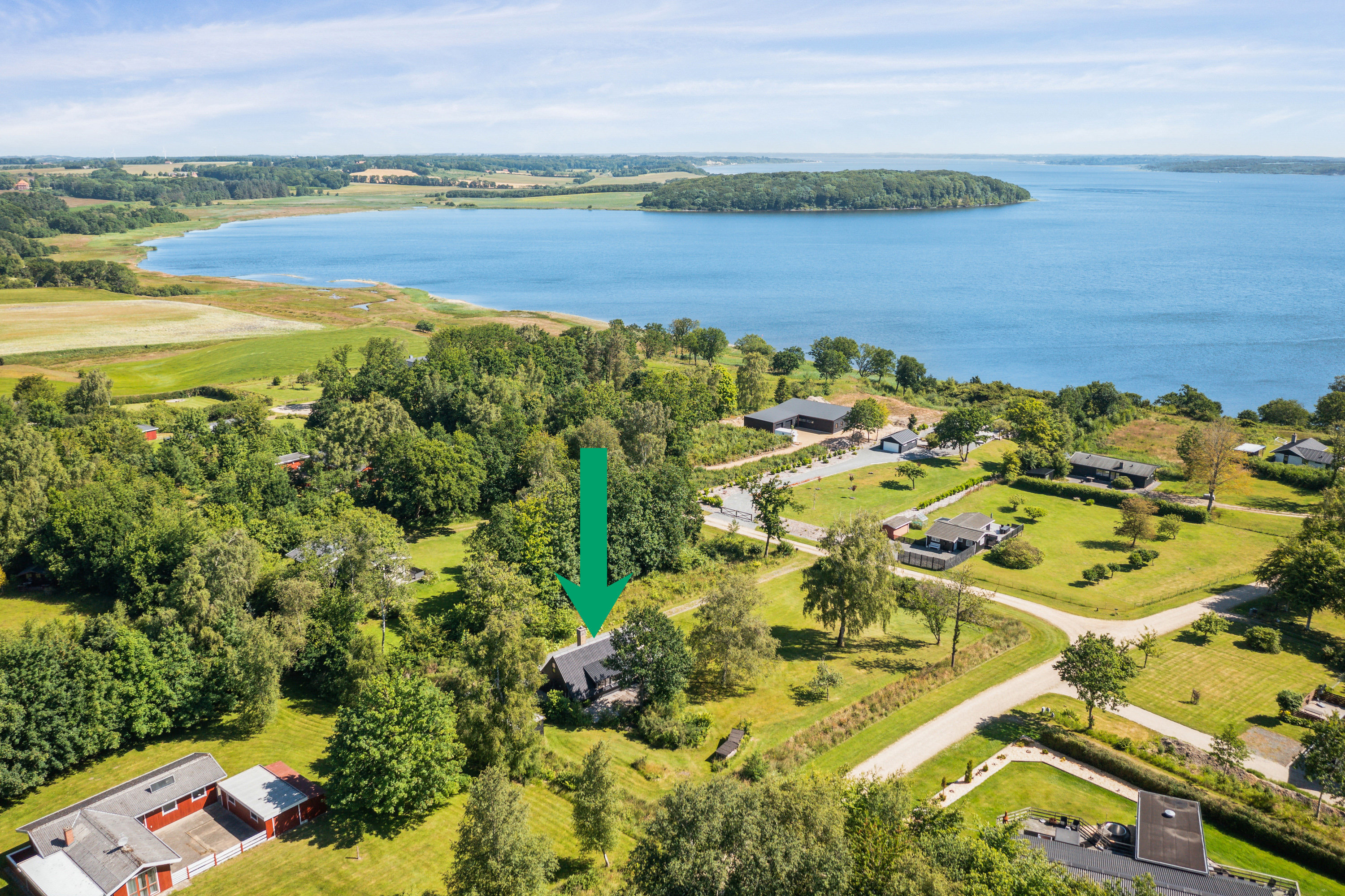 Fremhævet luftfoto billede i fuldskærmstilstand. Billede af Astrup Vig 83, Astrup Vig, 7870 Roslev