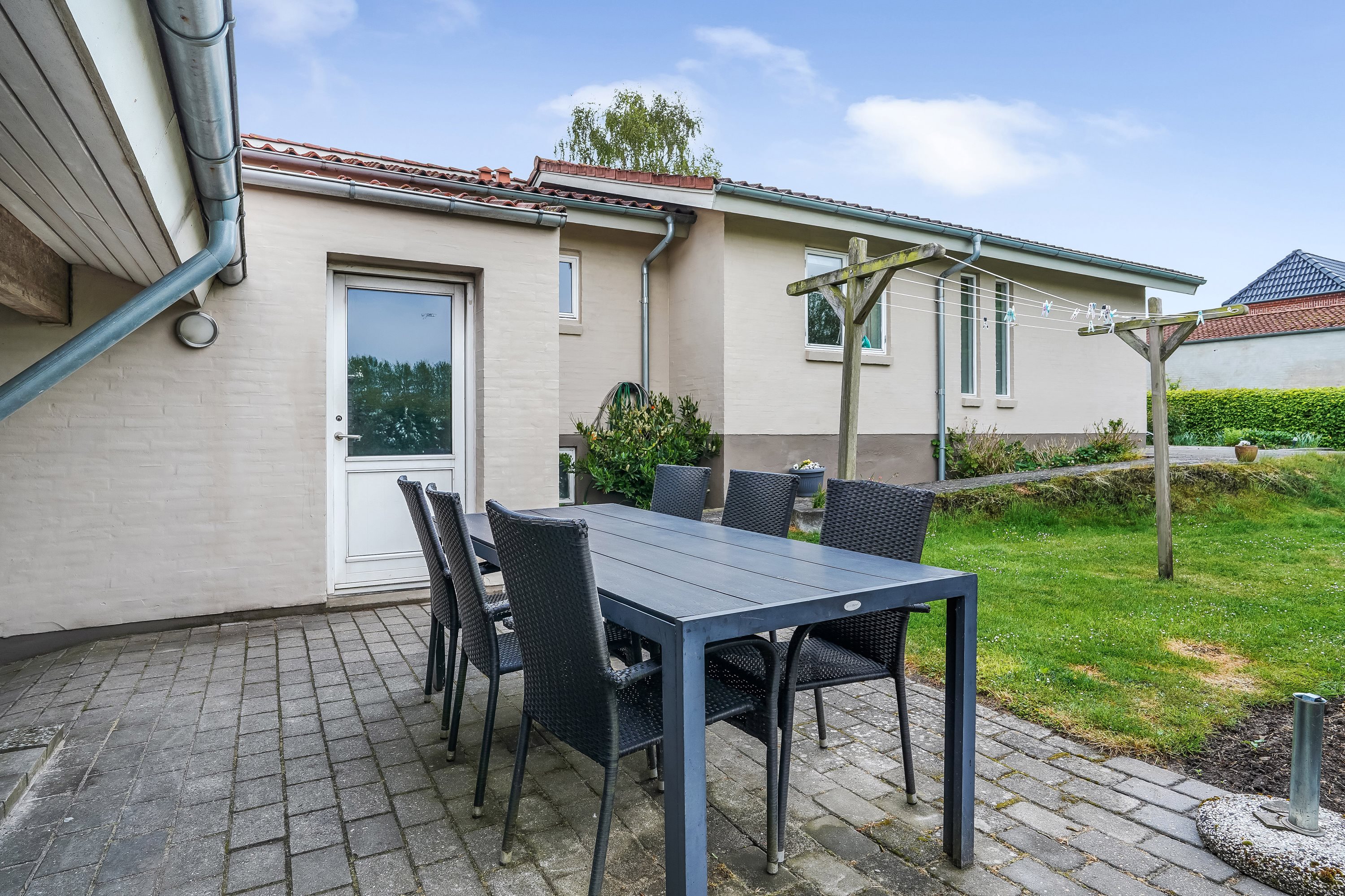 Fremhævet terrasse billede i fuldskærmstilstand. Billede af Vindelevvej 13, Vindelev, 7300 Jelling