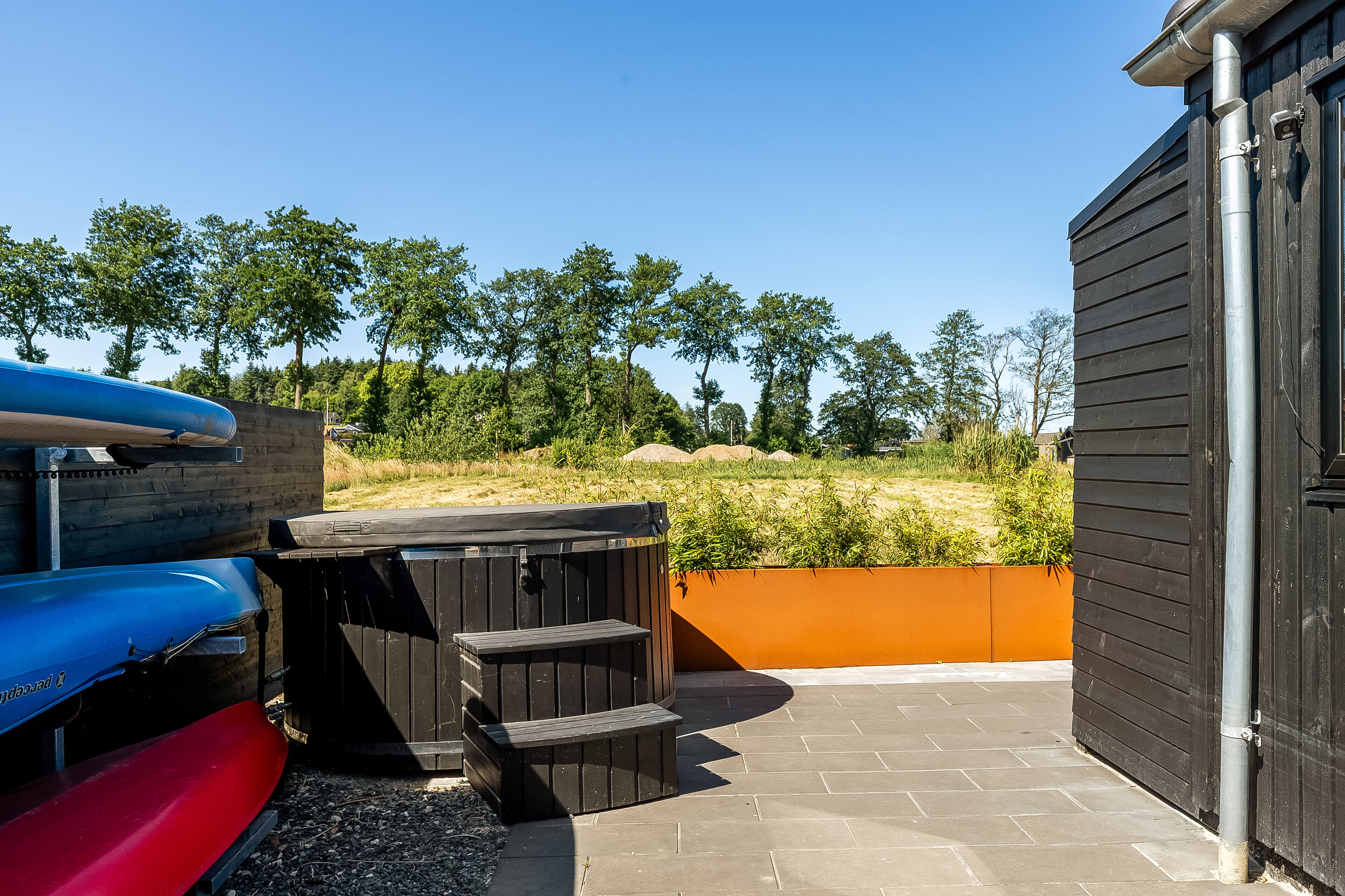 Fremhævet terrasse billede i fuldskærmstilstand. Billede af Nyvej Grønninghoved 3, Grønninghoved, 6093 Sjølund