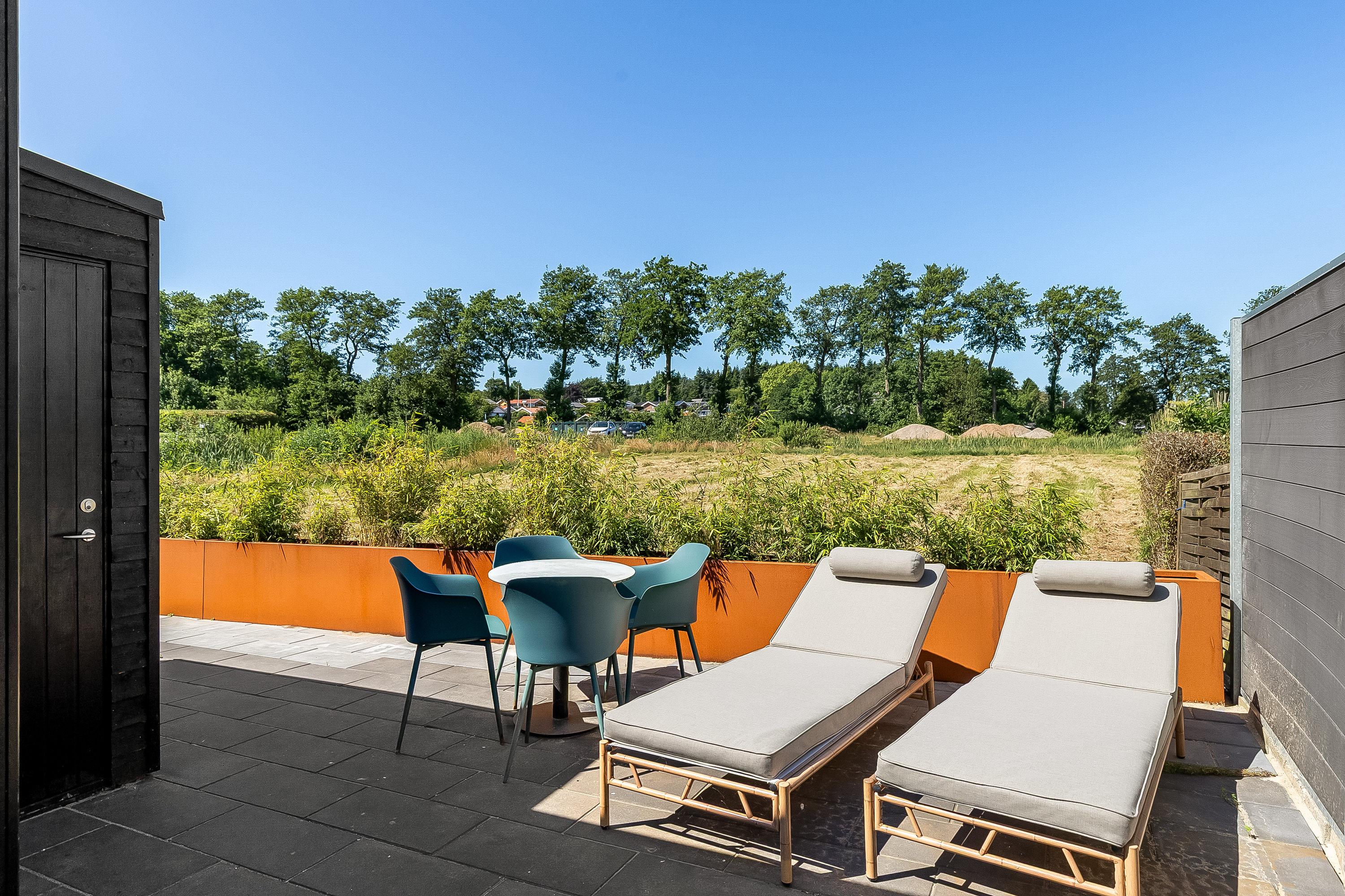 Fremhævet terrasse billede i fuldskærmstilstand. Billede af Nyvej Grønninghoved 3, Grønninghoved, 6093 Sjølund