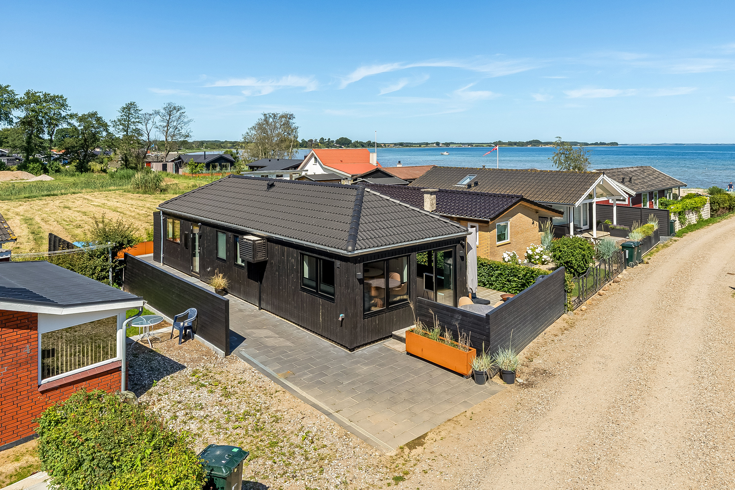 Fritidshus: Mastefoto p&#229; Nyvej Gr&#248;nninghoved 3, Gr&#248;nninghoved, 6093 Sj&#248;lund