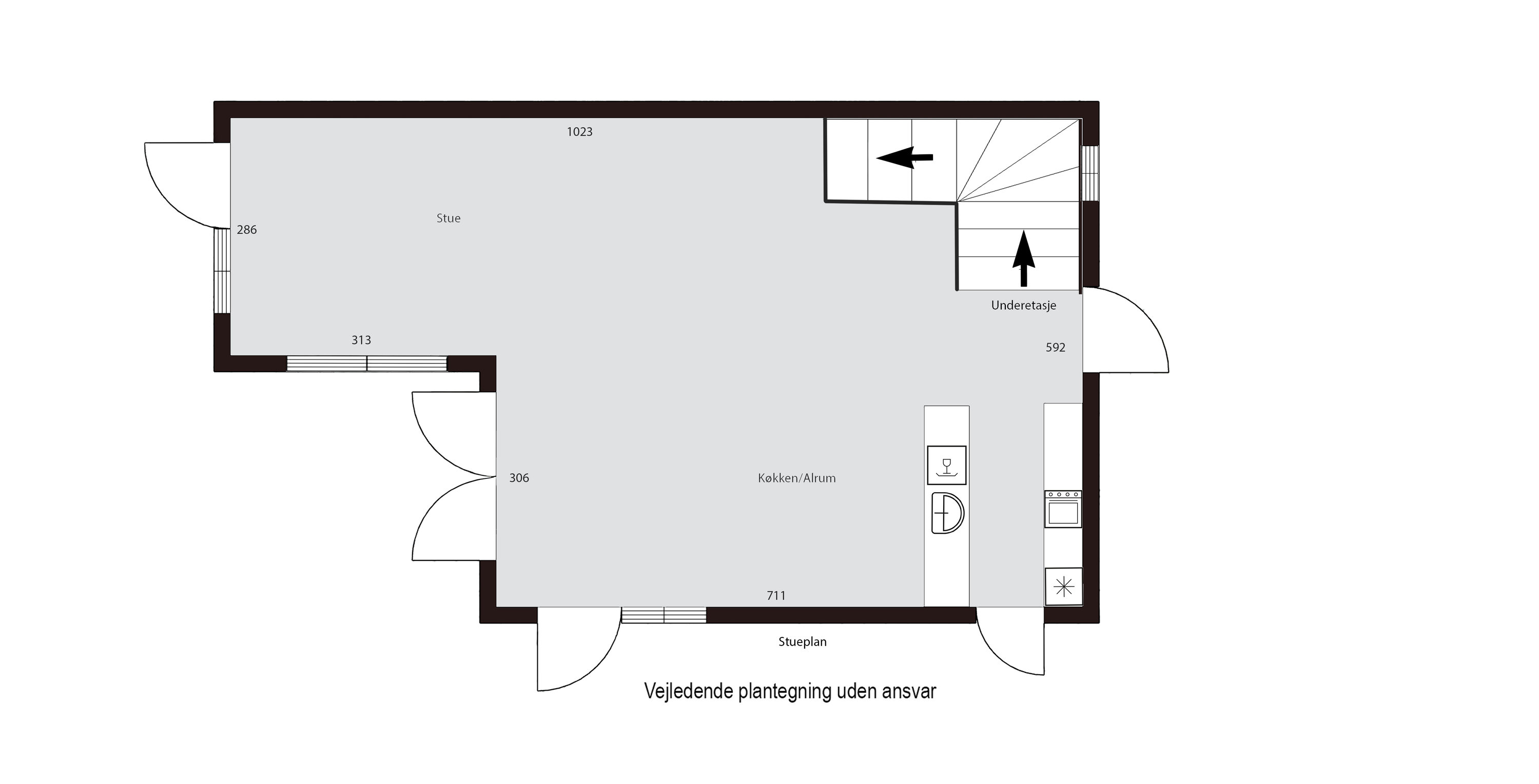 Plantegninger billede af Aborg Strandvej 43, Aborg, 5610 Assens