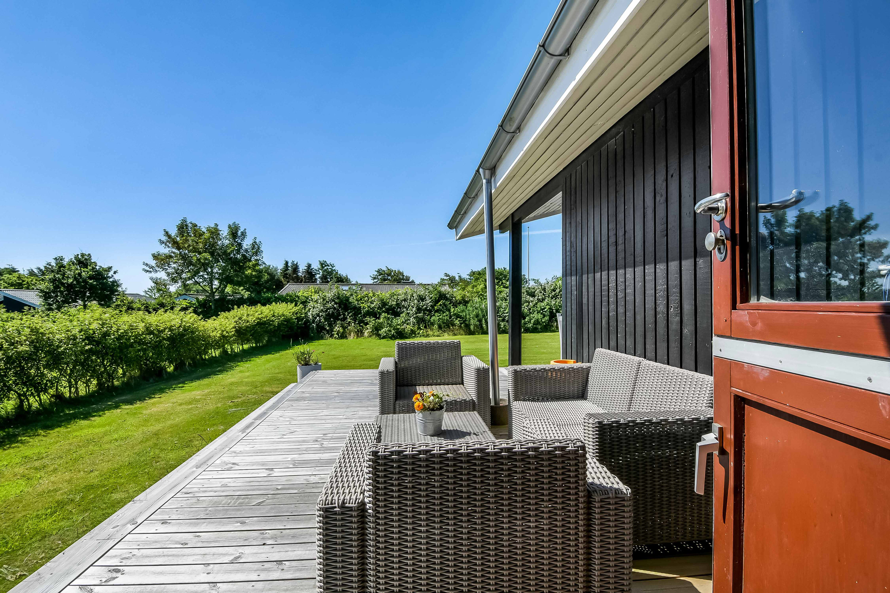 Fremhævet terrasse billede i fuldskærmstilstand. Billede af Plantagevej 57, Toftum Bjerge, 7600 Struer