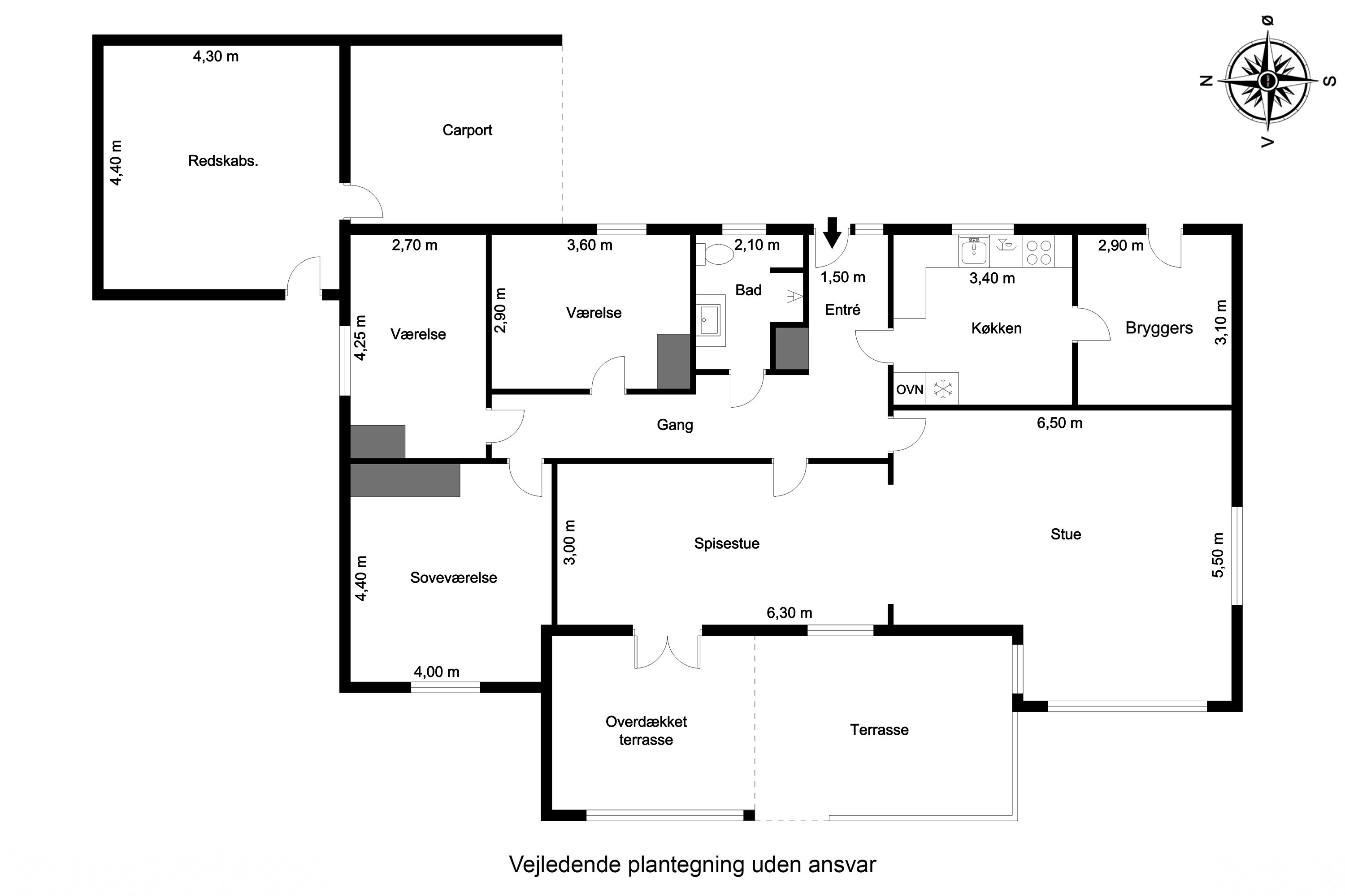 Plantegninger billede af Havremarken 4, Resen, 7600 Struer