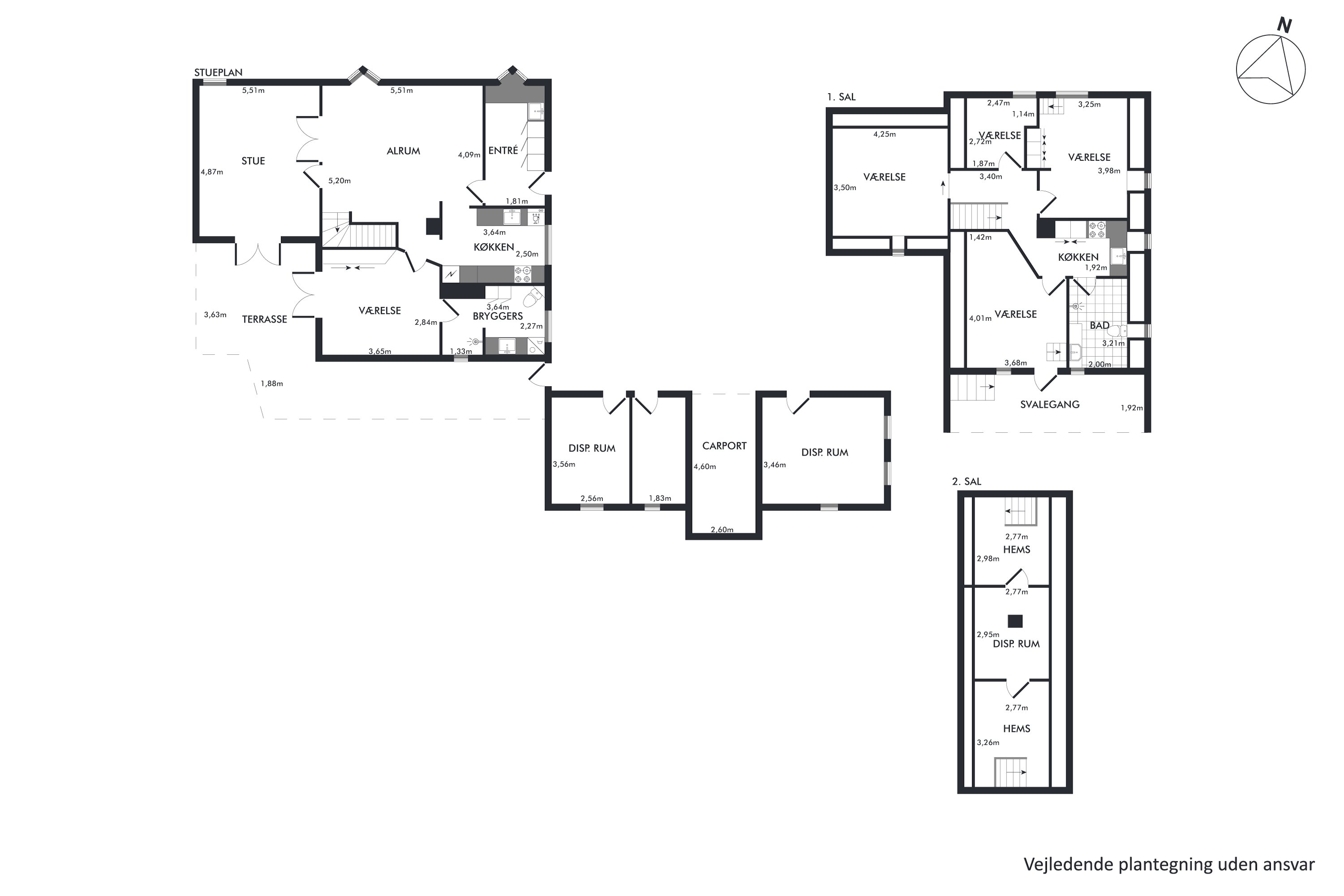 Plantegninger billede af Holstebrovej 167, Ravnstrup, 8800 Viborg