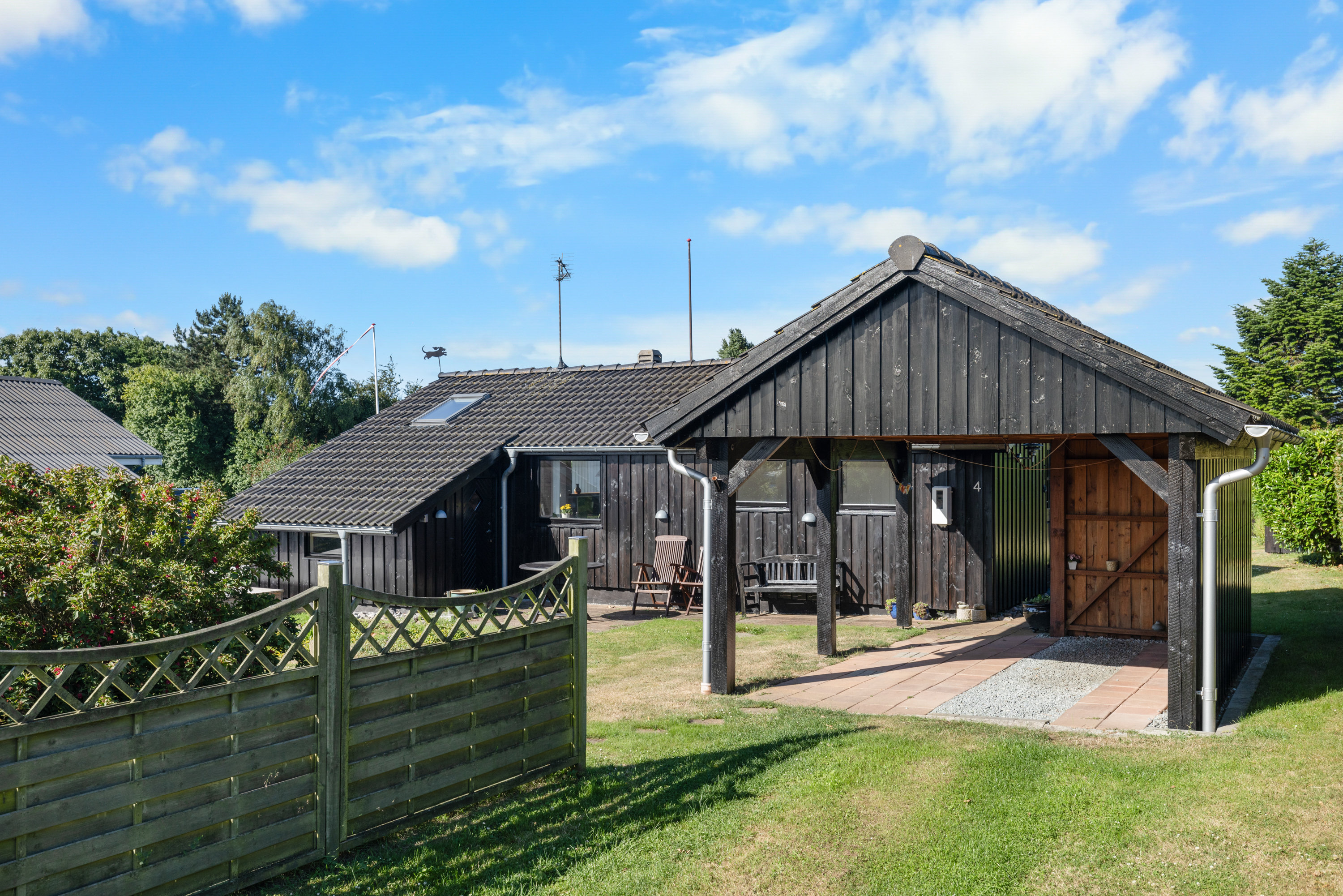 Fremhævet facade billede i fuldskærmstilstand. Billede af Ærøvej 4, Horne, 5600 Faaborg