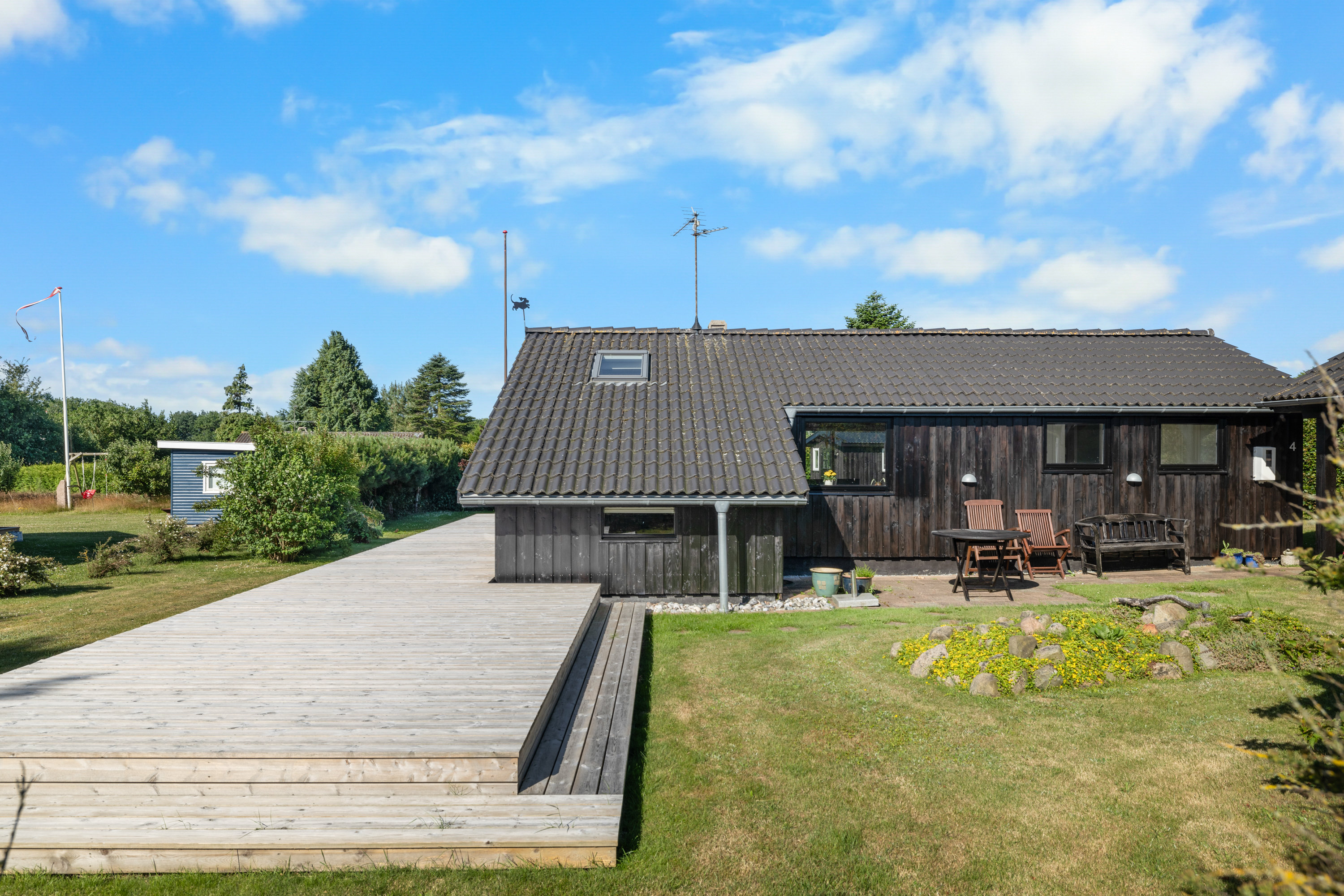 Fremhævet facade billede i fuldskærmstilstand. Billede af Ærøvej 4, Horne, 5600 Faaborg