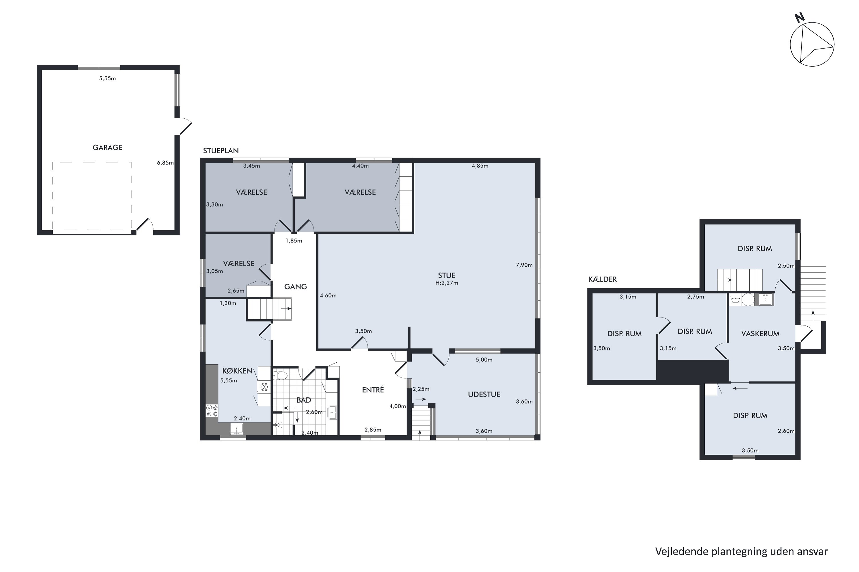 Plantegninger billede af Lærkevej 15, 8850 Bjerringbro