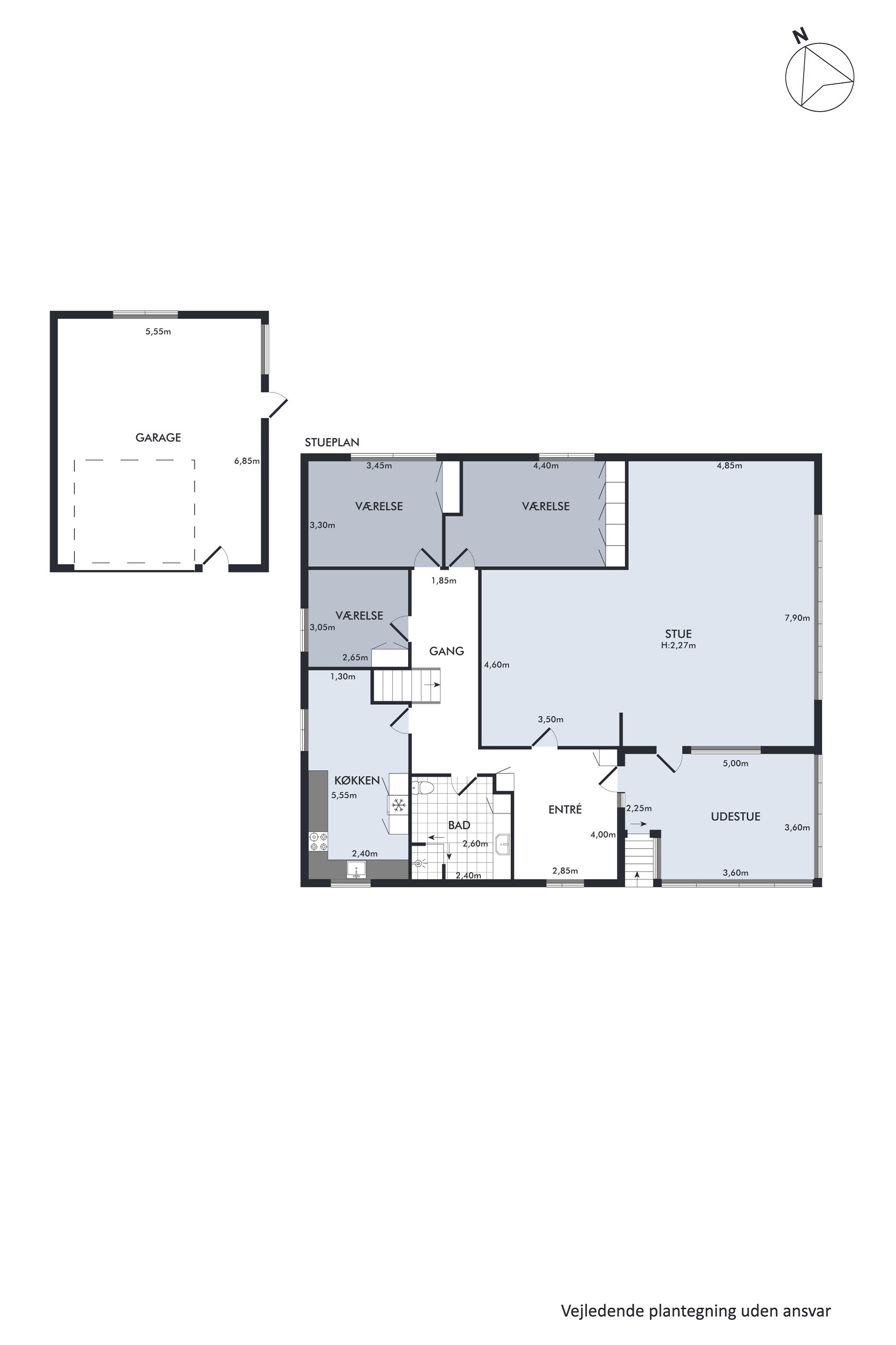 Plantegninger billede af Lærkevej 15, 8850 Bjerringbro