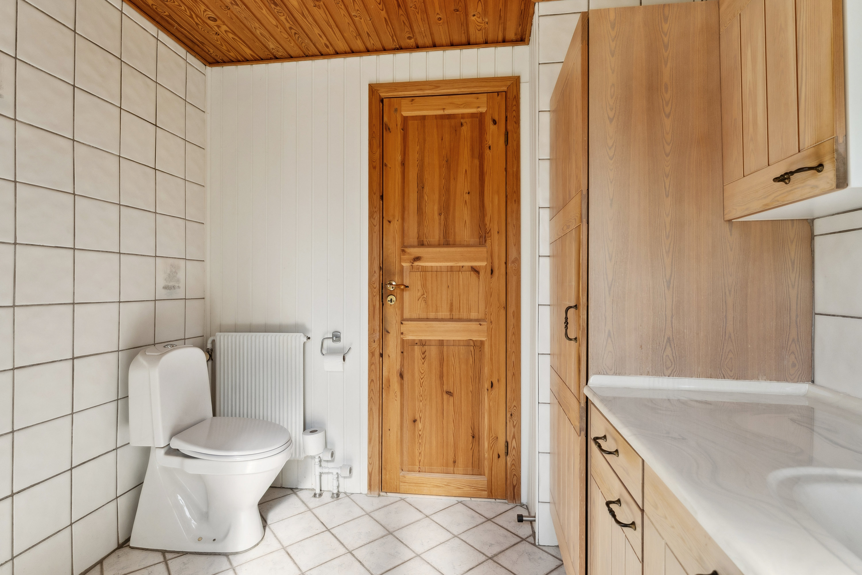 Fremhævet badeværelse billede i fuldskærmstilstand. Billede af Lærkevej 15, 8850 Bjerringbro