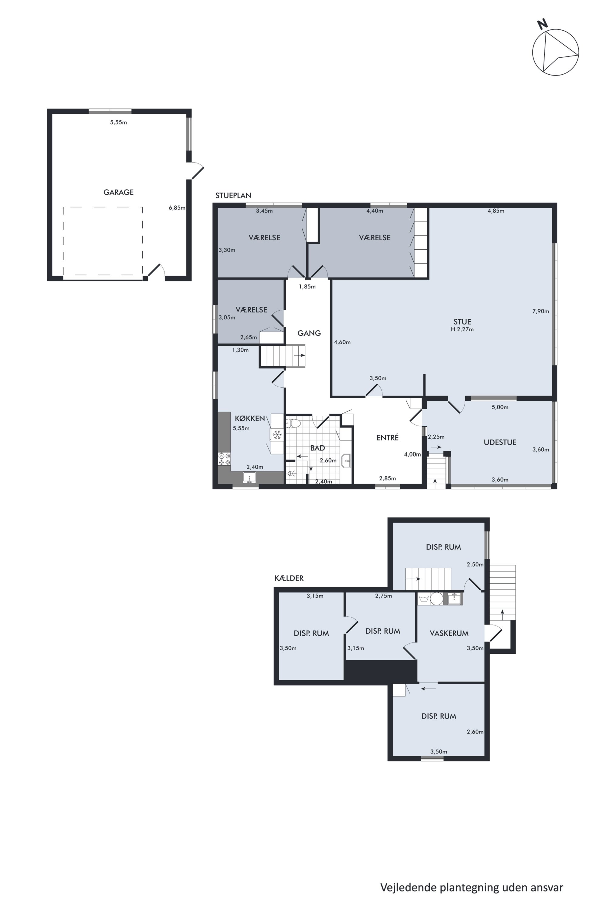 Plantegninger billede af Lærkevej 15, 8850 Bjerringbro
