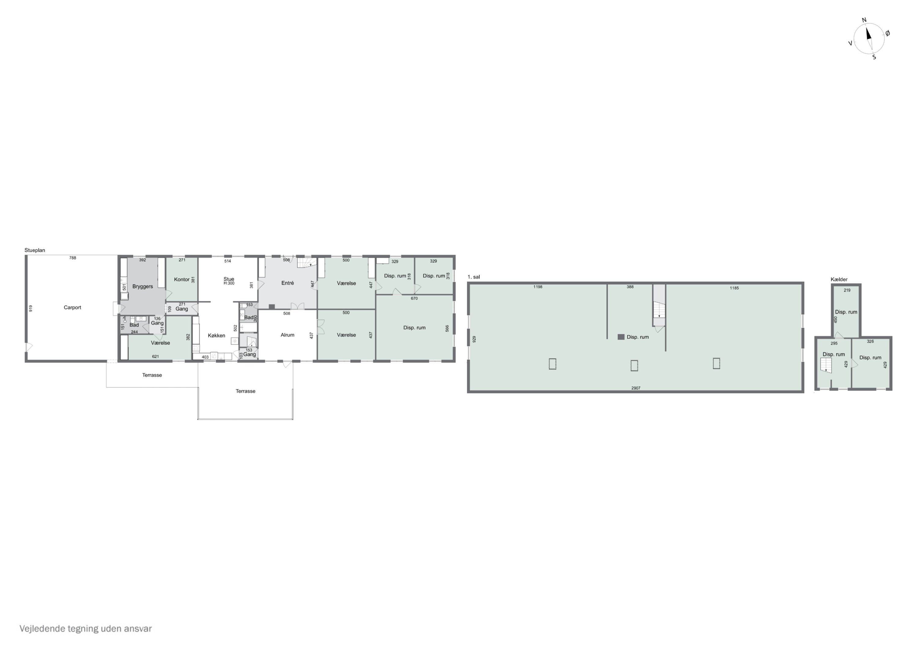 Plantegninger billede af Stenderupgård 1, 6630 Rødding