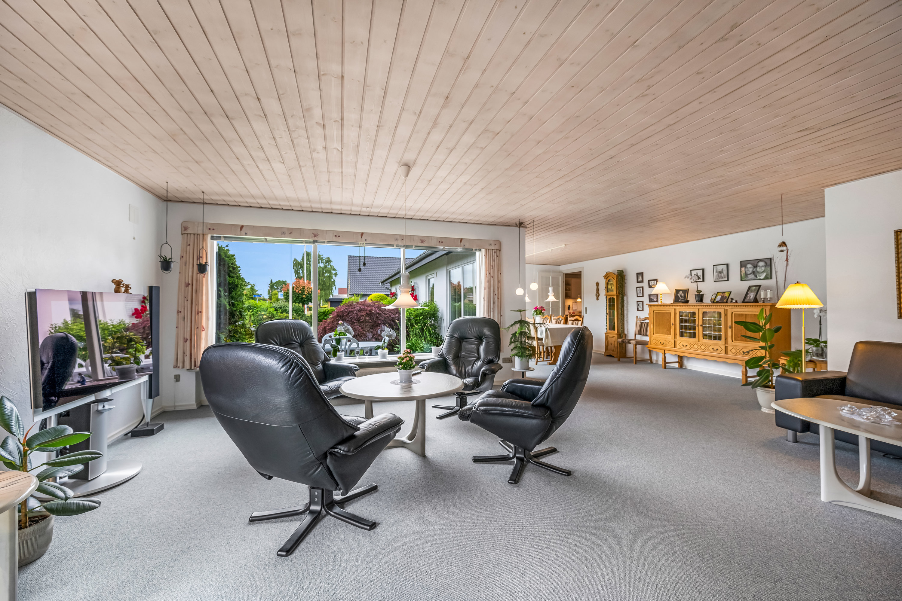 Fremhævet stue billede i fuldskærmstilstand. Billede af Uglevej 2, 6900 Skjern