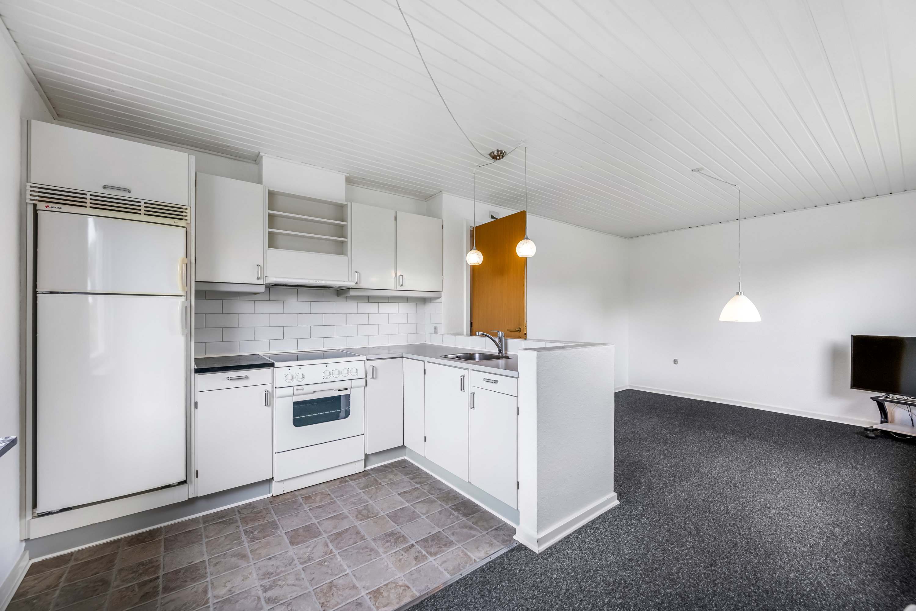 Fremhævet køkken billede i fuldskærmstilstand. Billede af Uglevej 2, 6900 Skjern