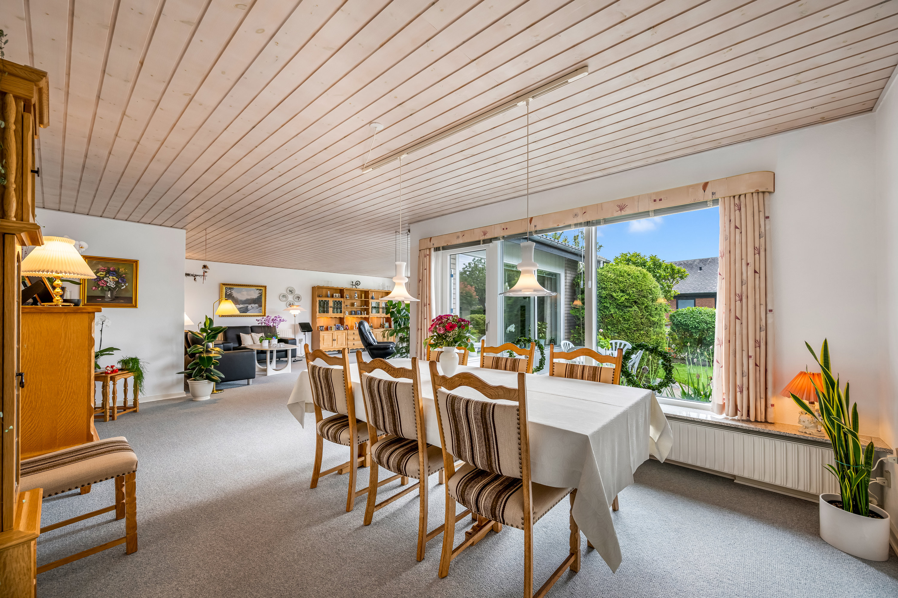 Fremhævet stue billede i fuldskærmstilstand. Billede af Uglevej 2, 6900 Skjern