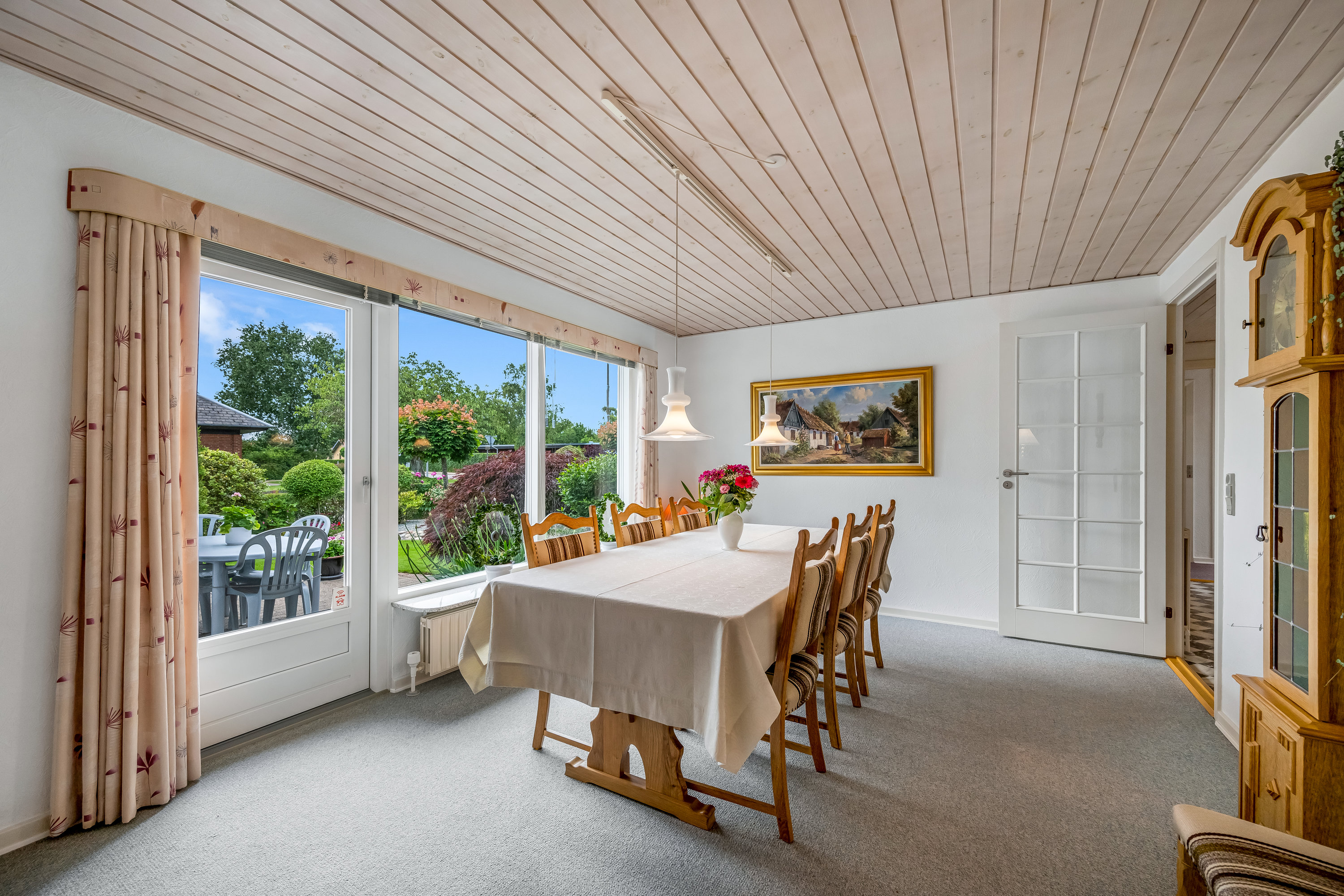 Fremhævet stue billede i fuldskærmstilstand. Billede af Uglevej 2, 6900 Skjern