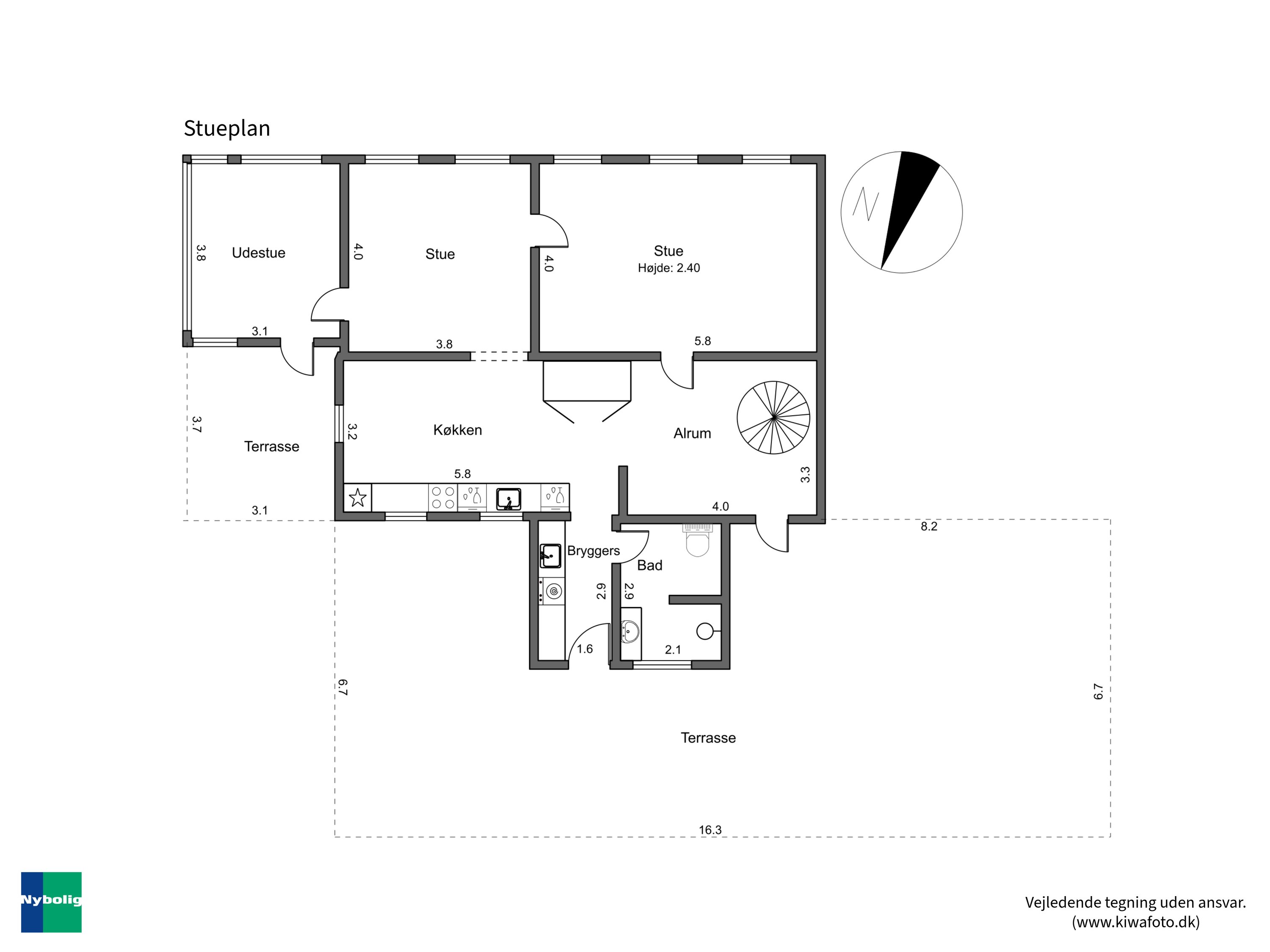 Plantegninger billede af Saltvig Hovvej 28, 4952 Stokkemarke