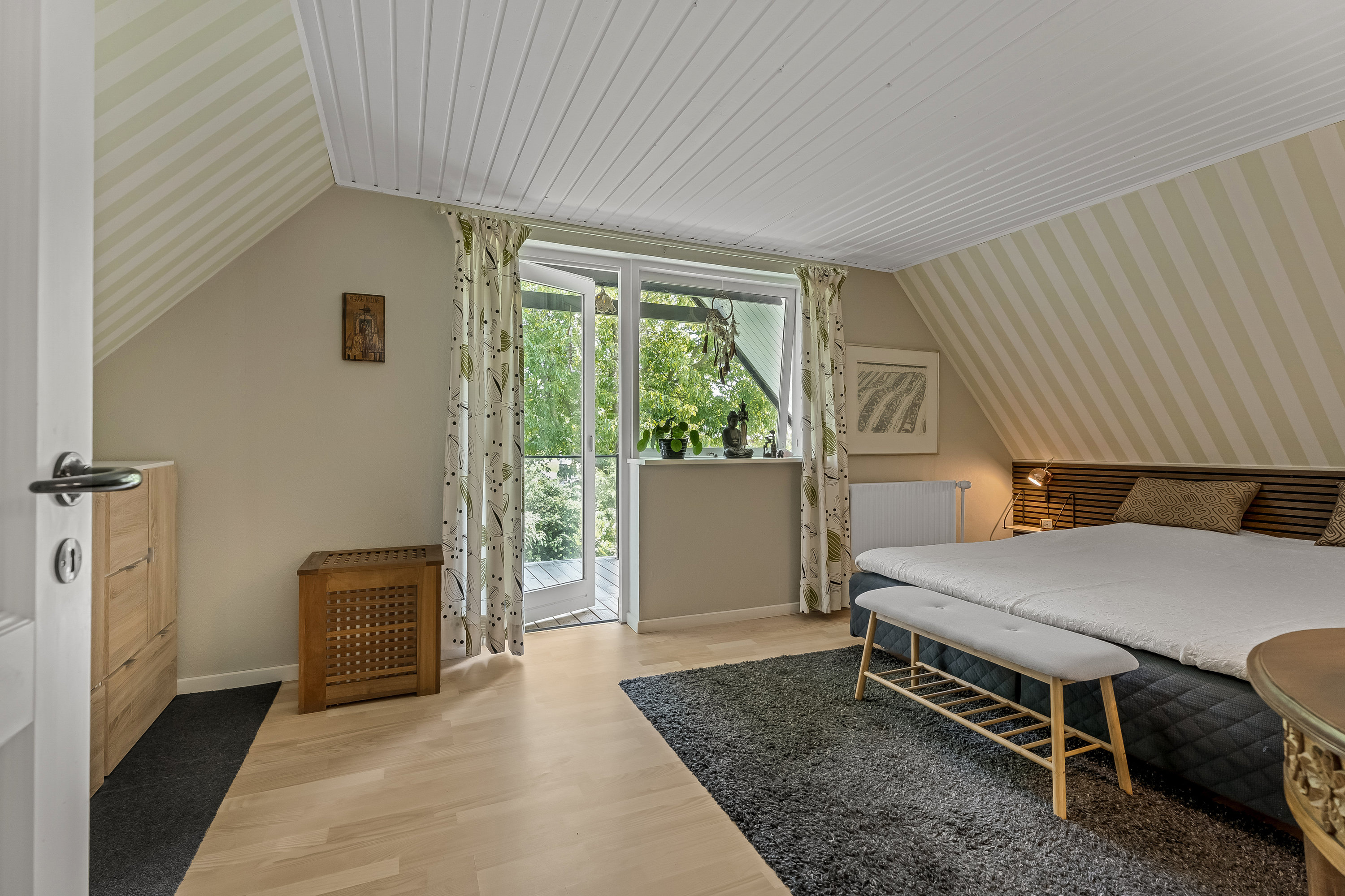 Fremhævet soveværelse billede i fuldskærmstilstand. Billede af Saltvig Hovvej 28, 4952 Stokkemarke