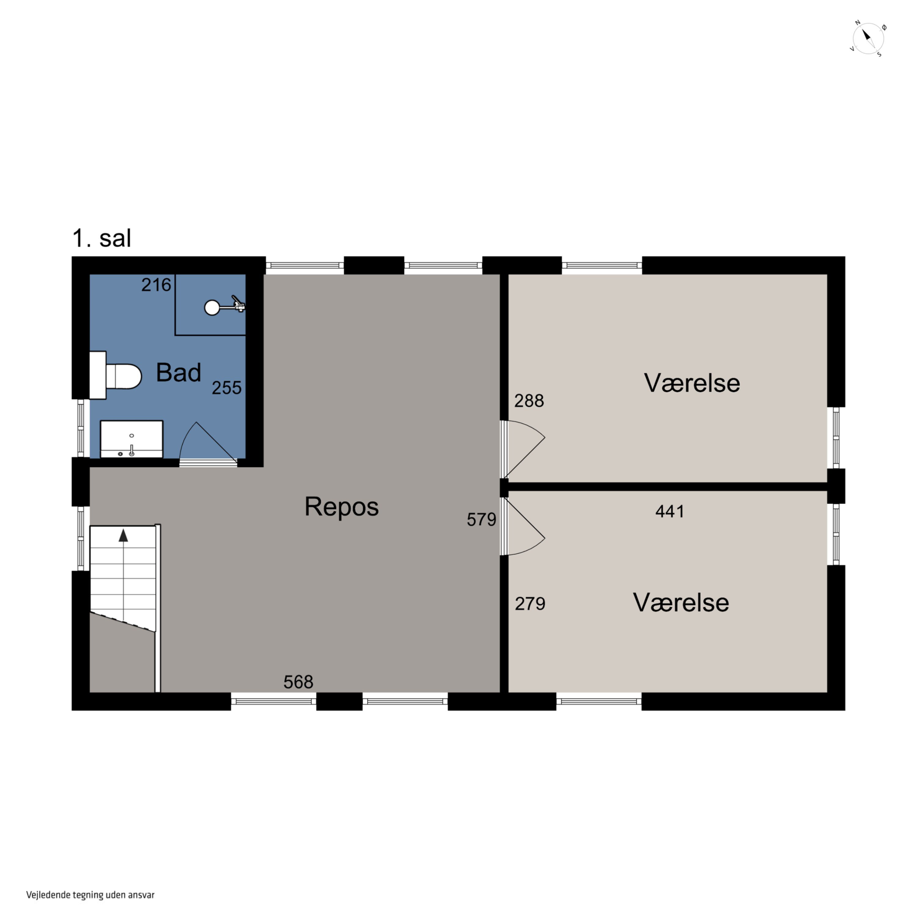 Plantegninger billede af Bredgade 57, 8340 Malling