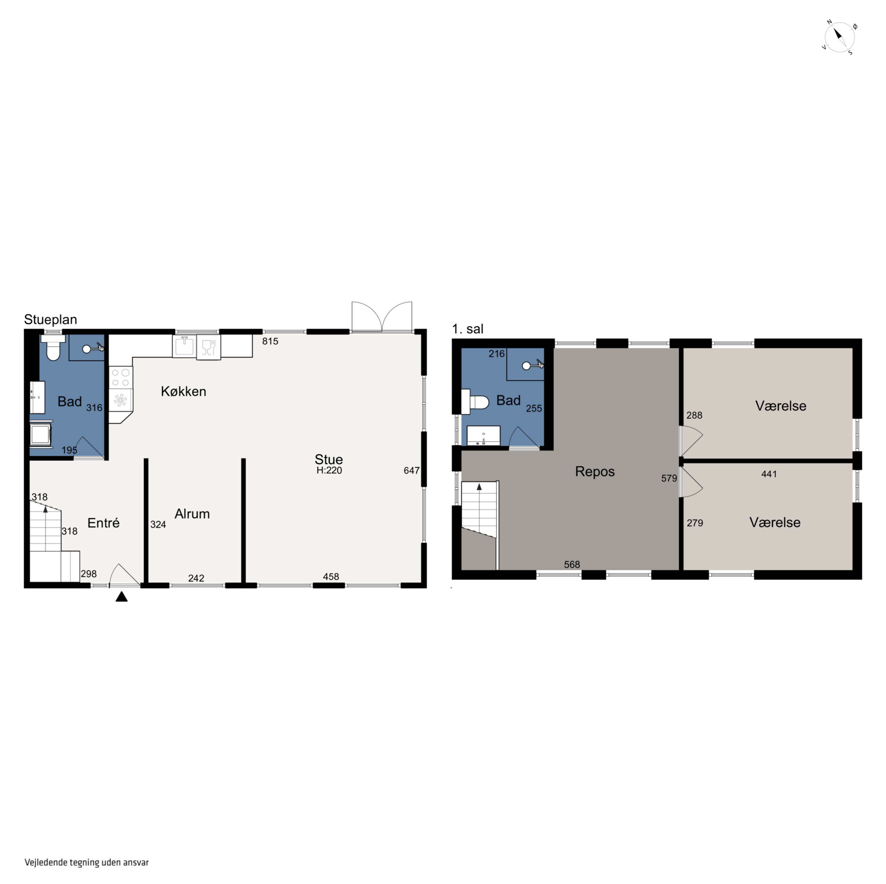 Plantegninger billede af Bredgade 57, 8340 Malling