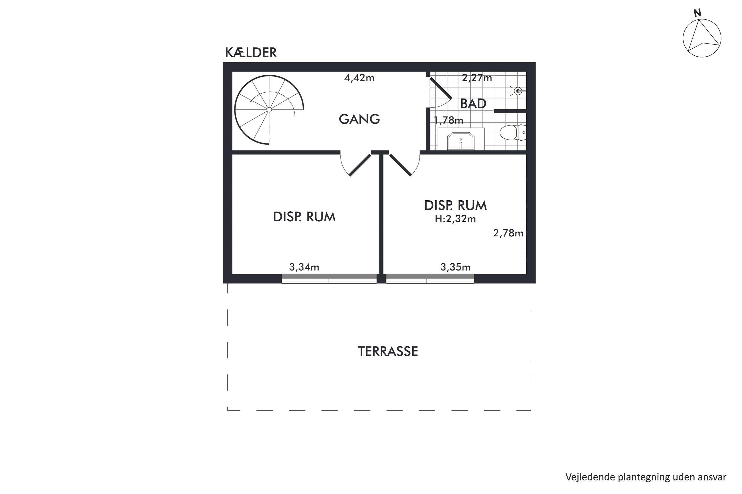 Plantegninger billede af Gl. Aalborgvej 109, 8800 Viborg