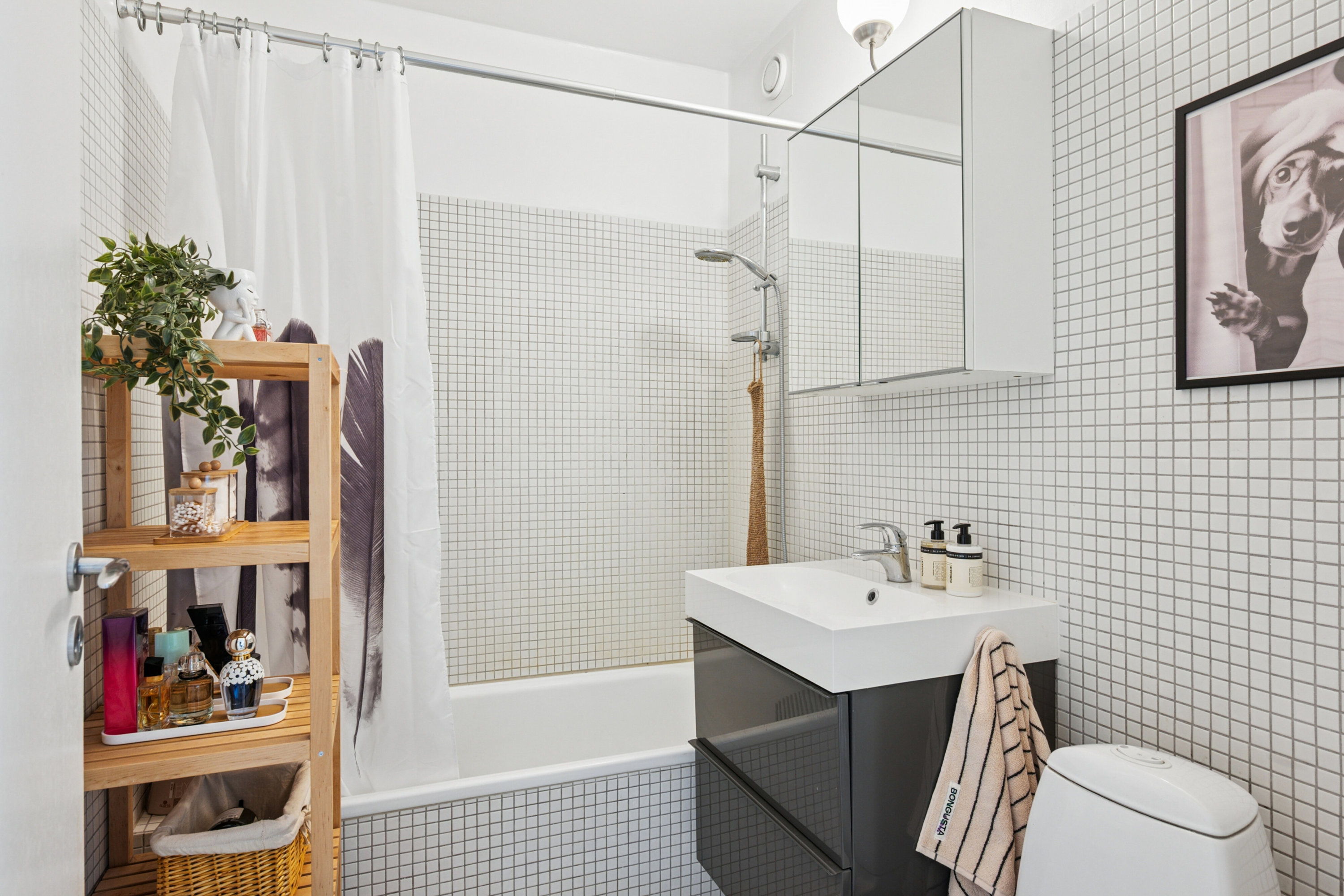 Miniaturebillede 2: badeværelse. Billede af (ikke aktuel) Amagerbrogade 244, 4. tv., 2300 København S