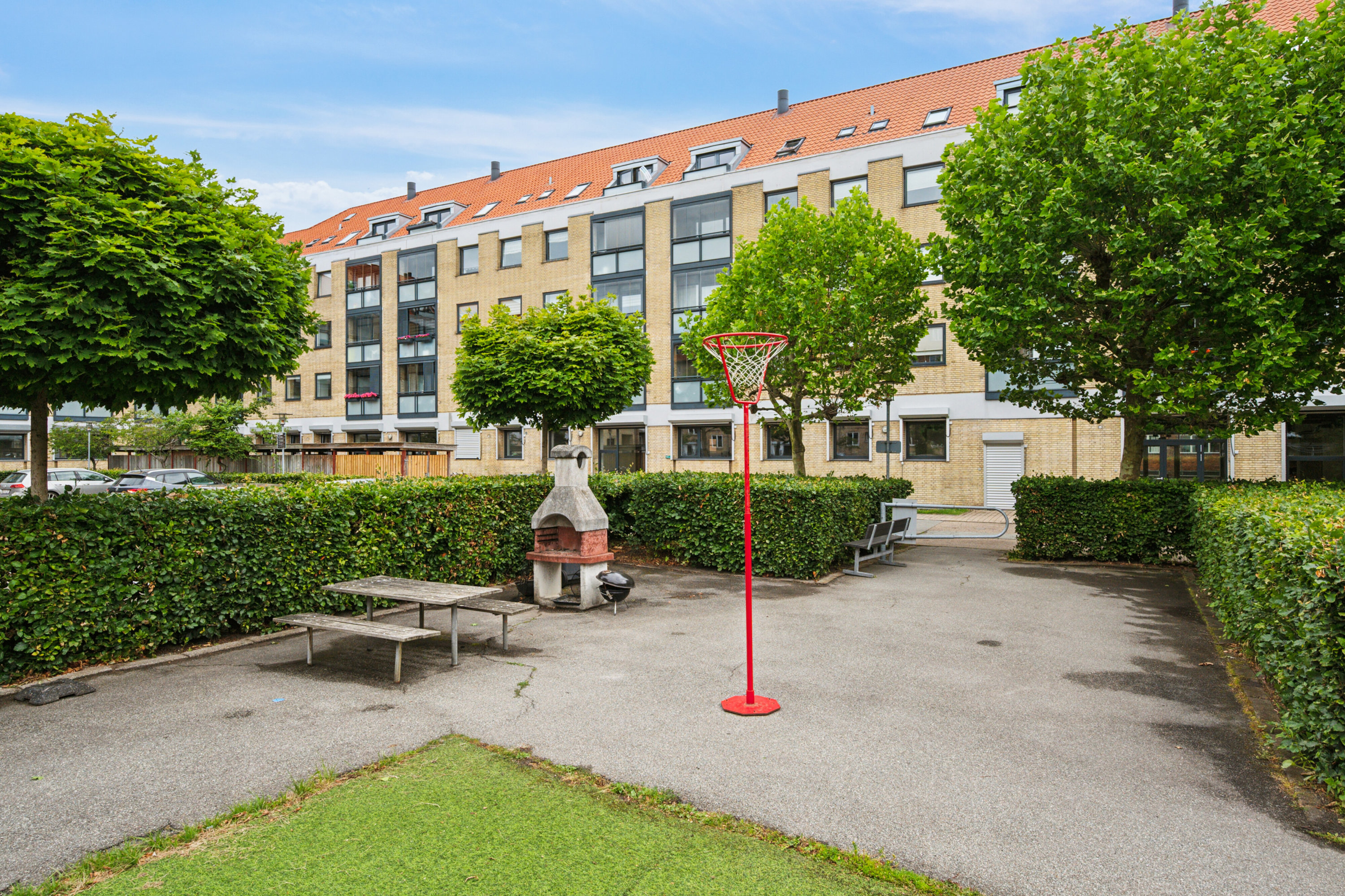 Fremhævet set fra haven billede i fuldskærmstilstand. Billede af (ikke aktuel) Amagerbrogade 244, 4. tv., 2300 København S