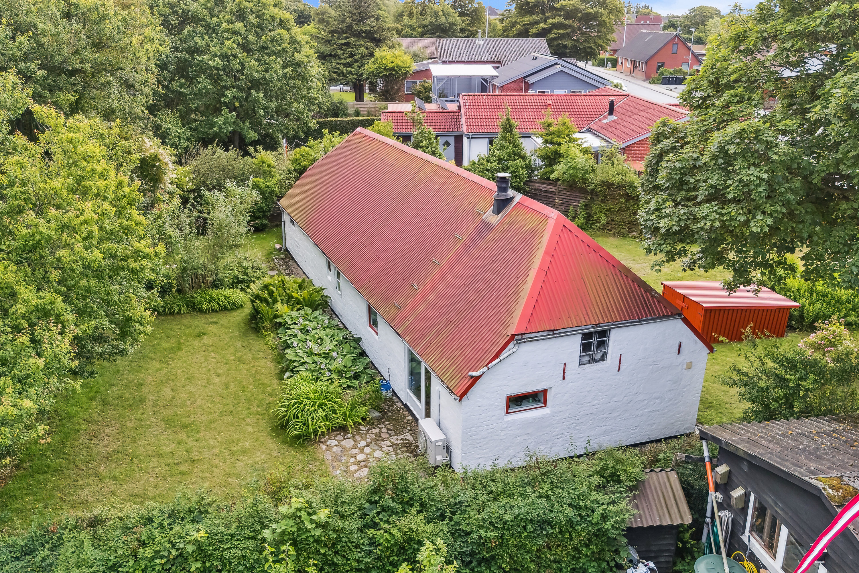 Fremhævet udendørs billede i fuldskærmstilstand. Billede af Borgergade 36, Koldby, 7752 Snedsted