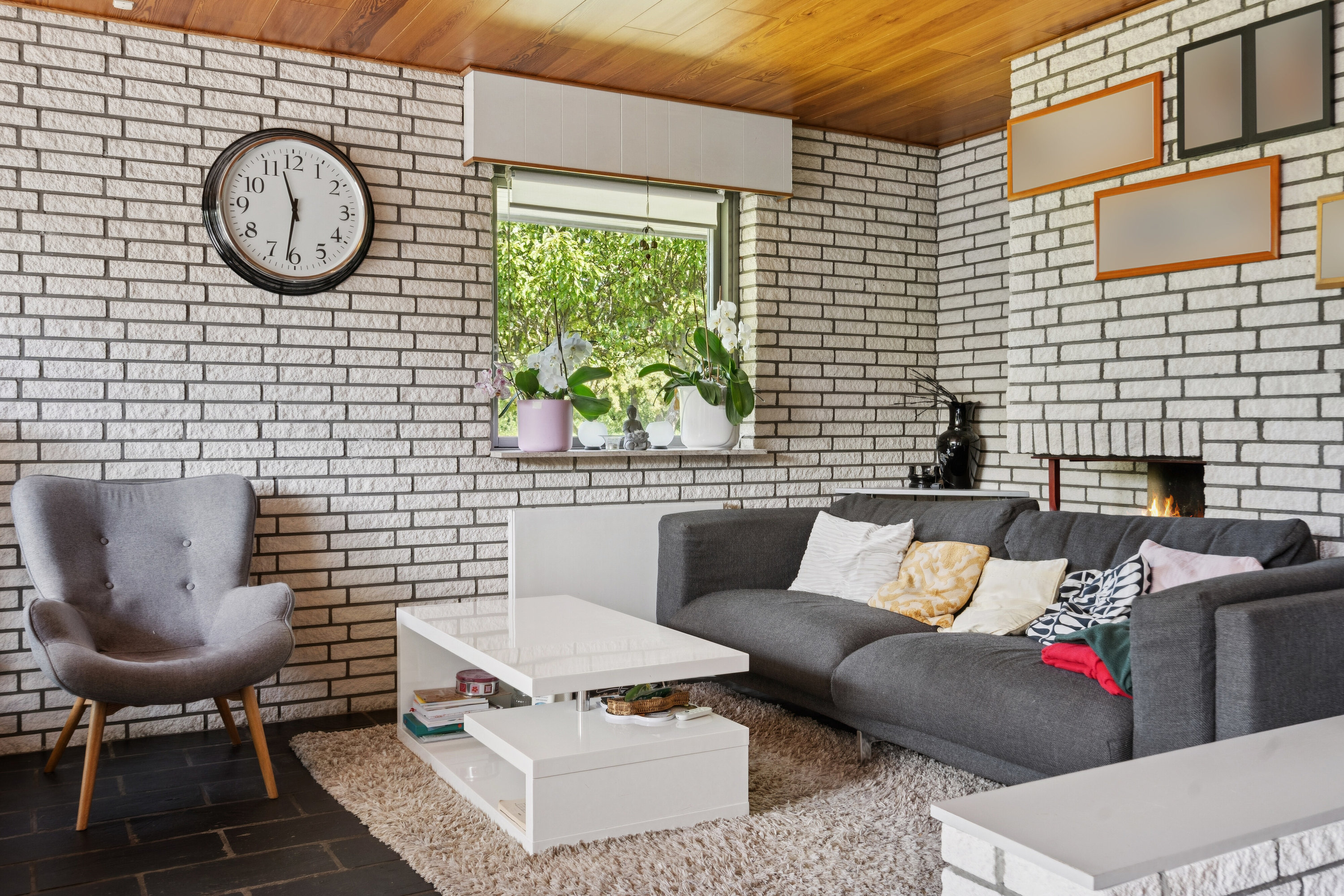 Fremhævet stue billede i fuldskærmstilstand. Billede af Bådvej 66, 5240 Odense NØ