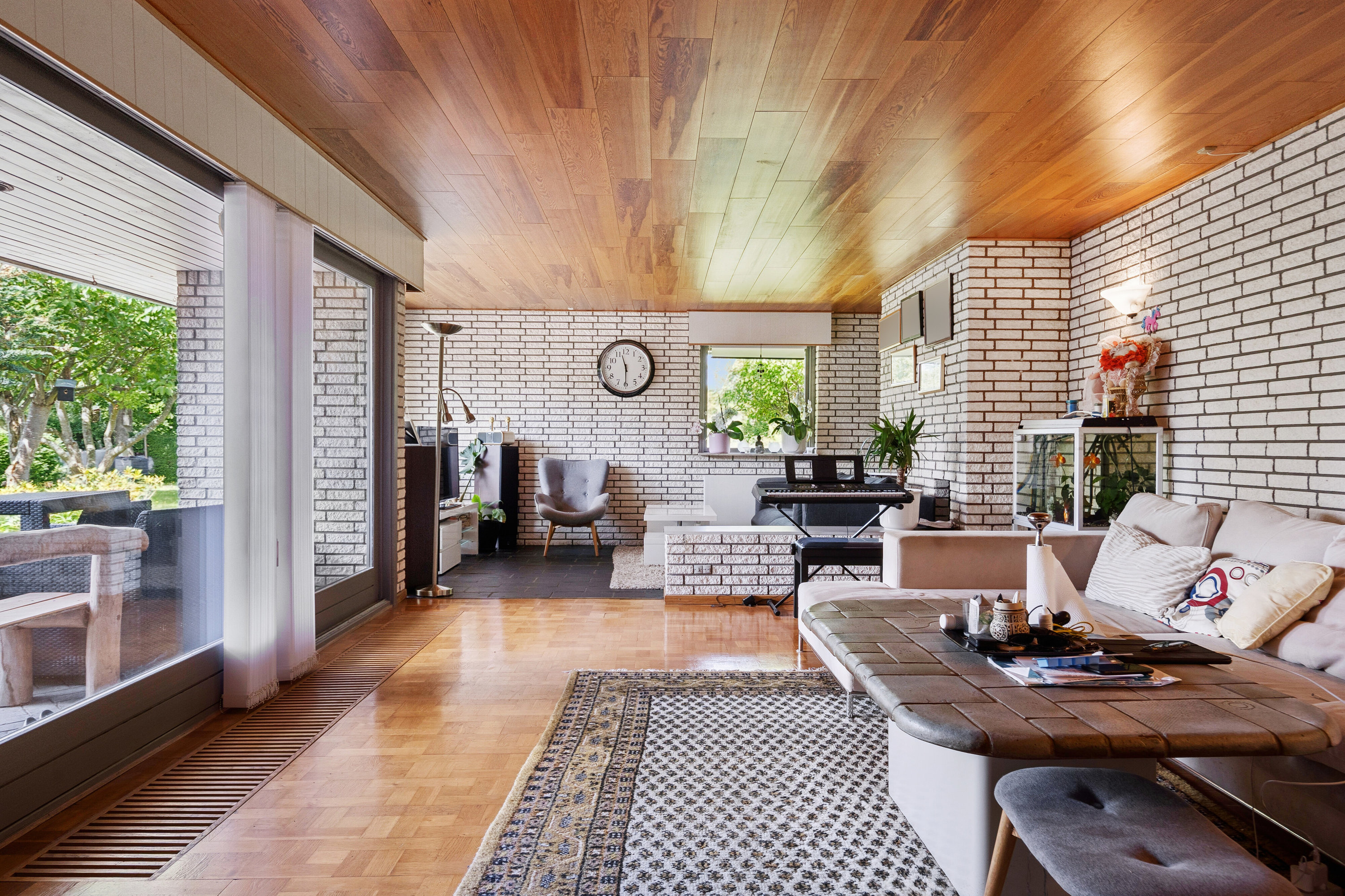 Fremhævet stue billede i fuldskærmstilstand. Billede af Bådvej 66, 5240 Odense NØ