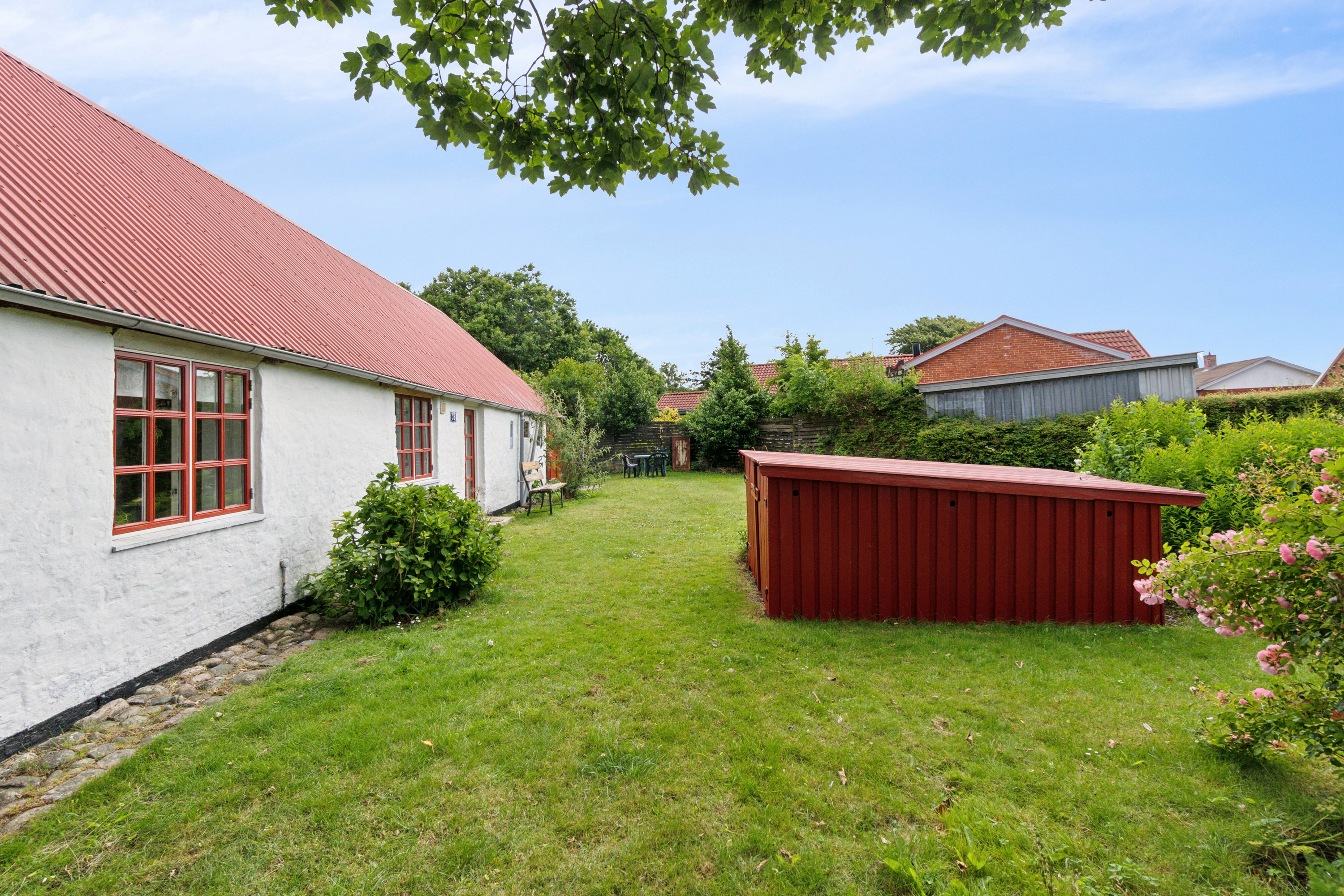 Miniaturebillede 1: set fra haven. Billede af Borgergade 36, Koldby, 7752 Snedsted