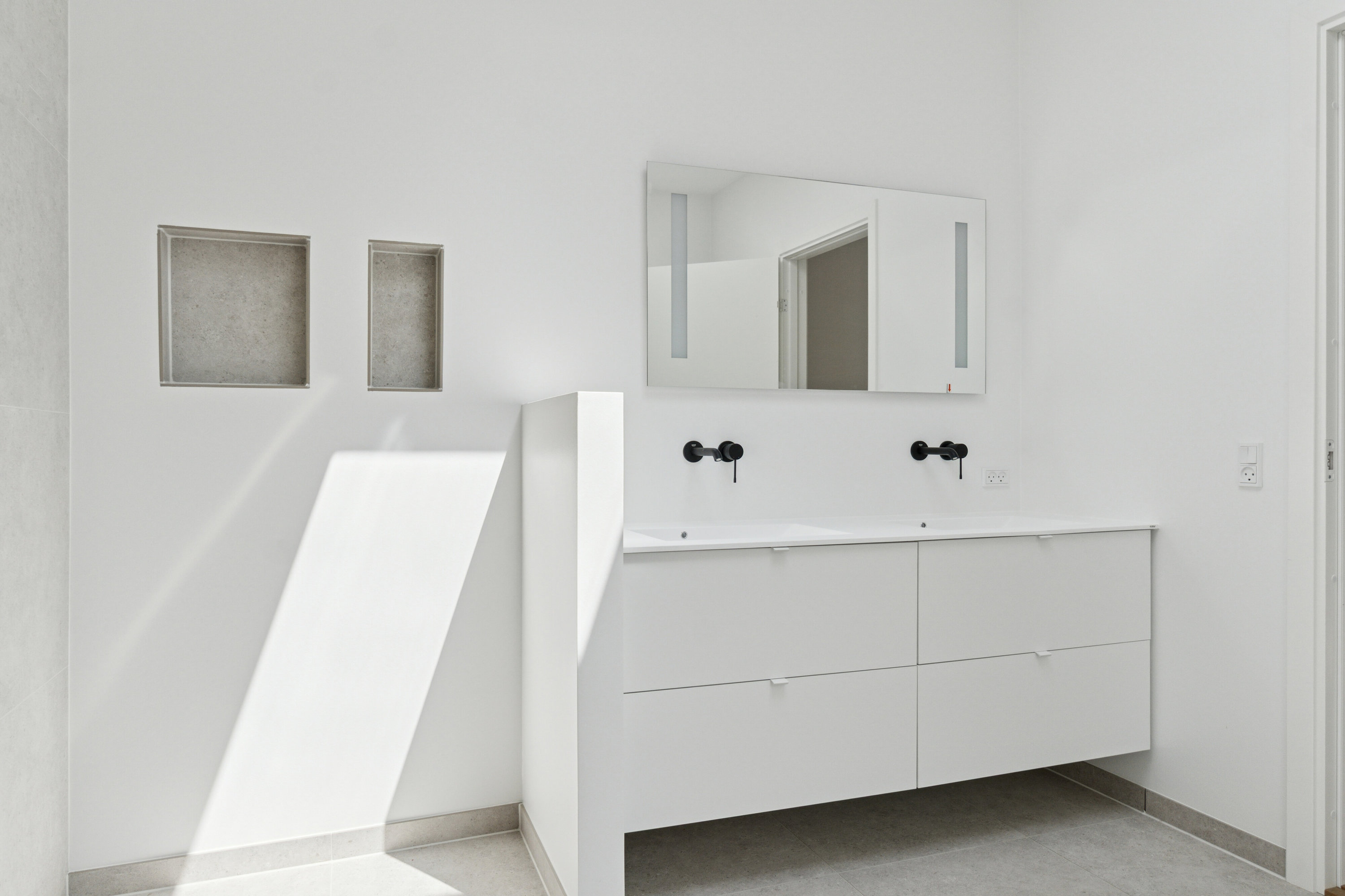 Fremhævet badeværelse billede i fuldskærmstilstand. Billede af Skrænten 24, Korsør Syd, 4220 Korsør