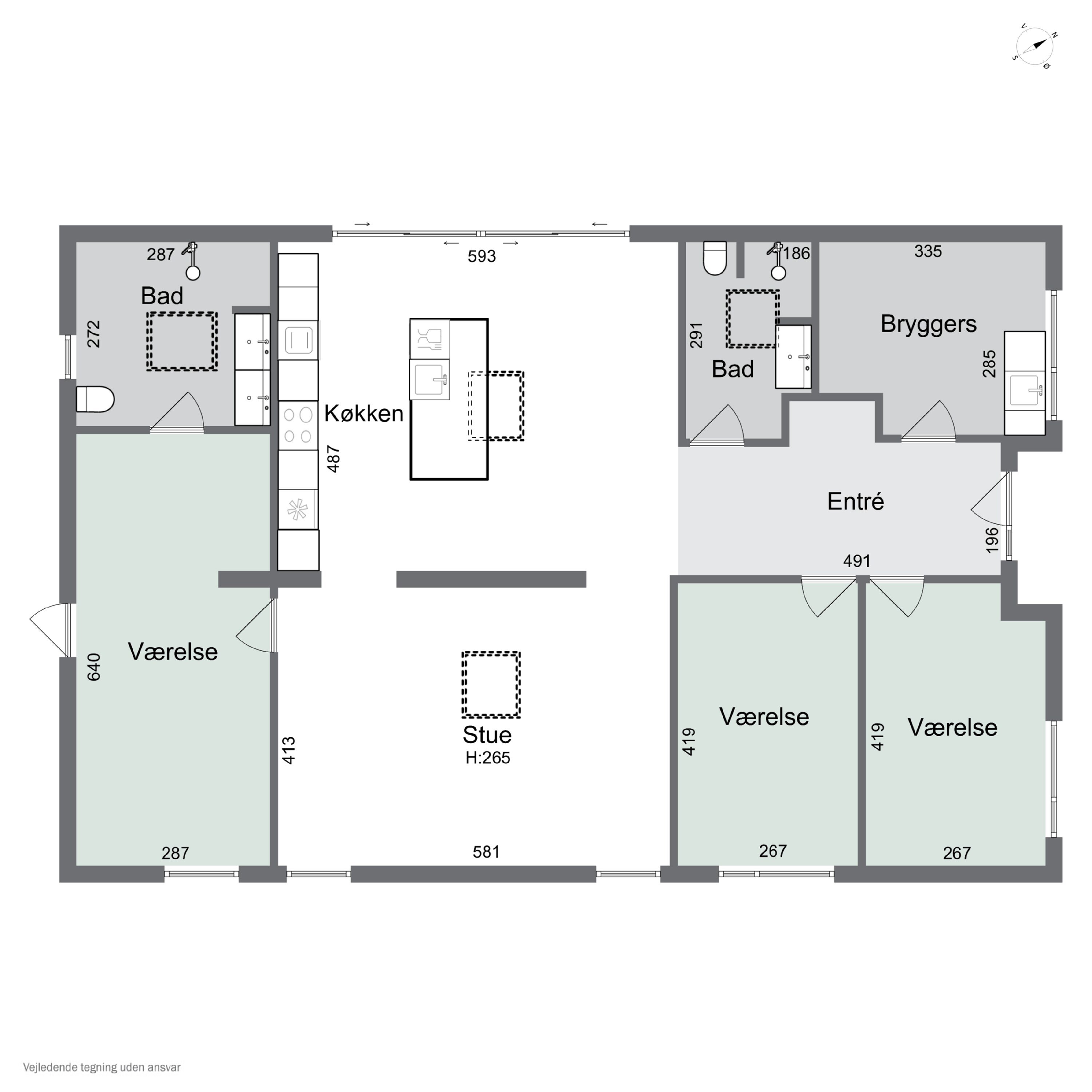 Plantegninger billede af Skrænten 24, Korsør Syd, 4220 Korsør