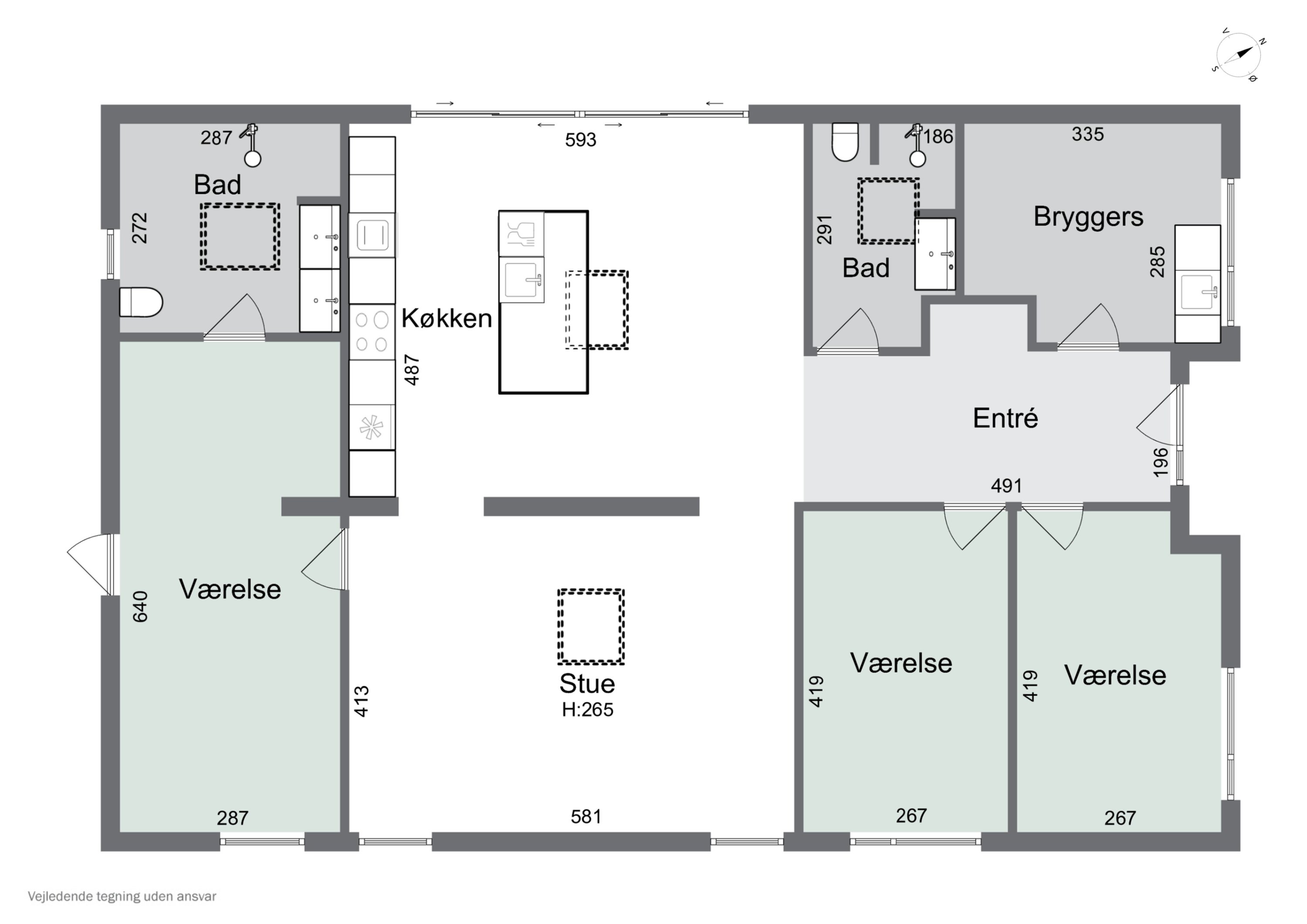 Plantegninger billede af Skrænten 24, Korsør Syd, 4220 Korsør