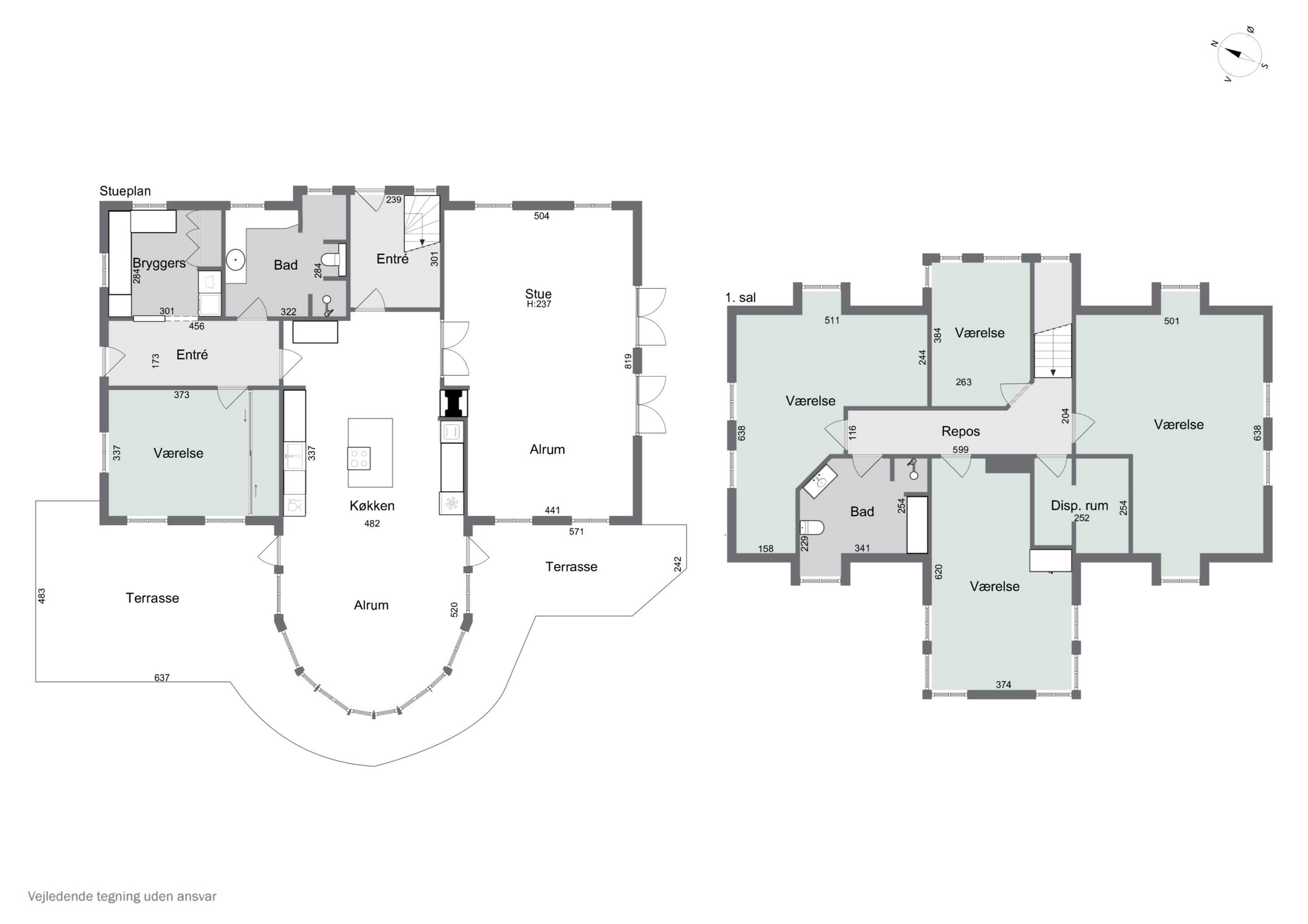 Plantegninger billede af Astrupvej 132, 9870 Sindal